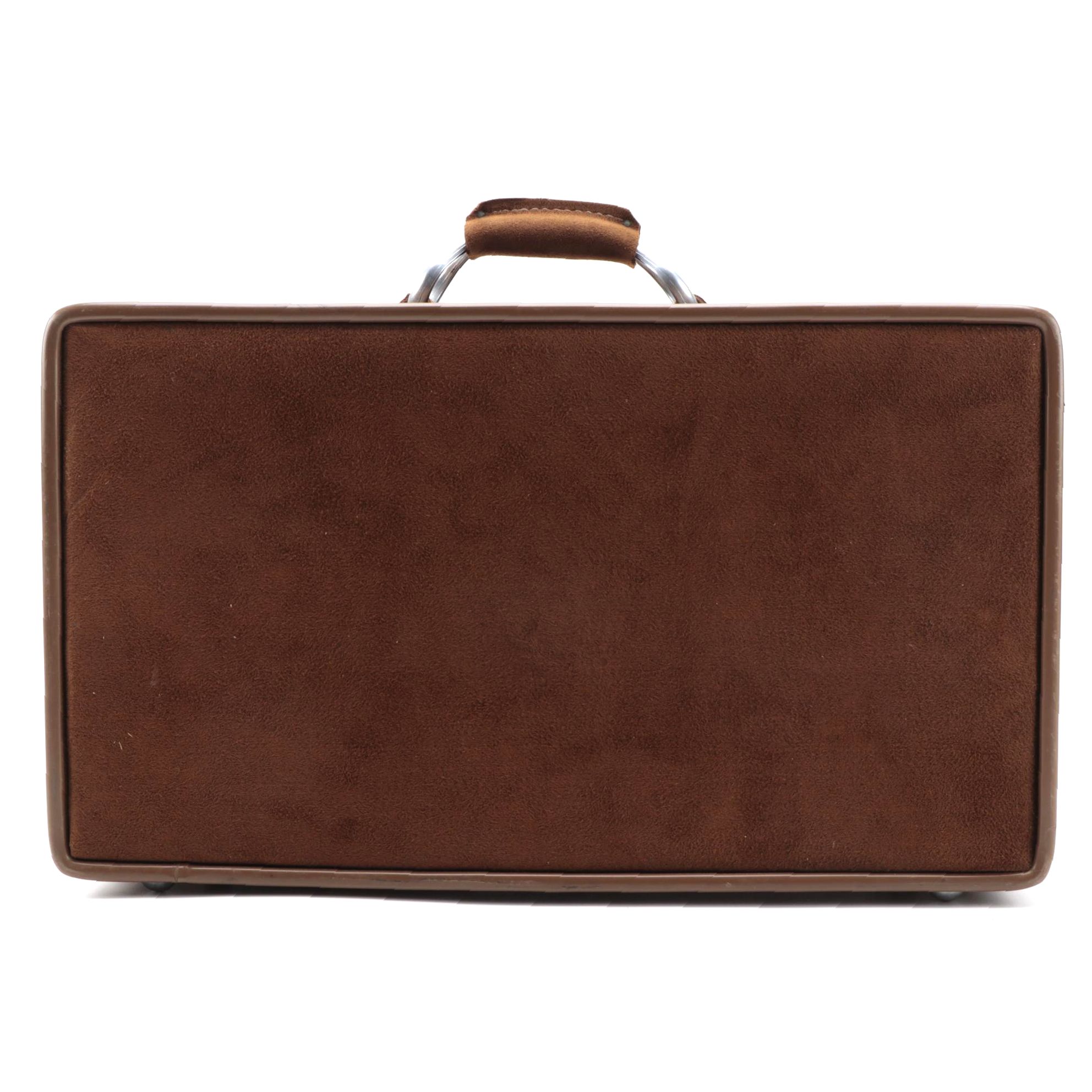 Hartmann Luggage Suede Carry-On Suitcase