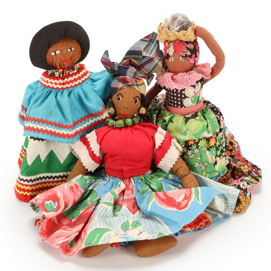 Handcrafted Cloth Folk Art Dolls