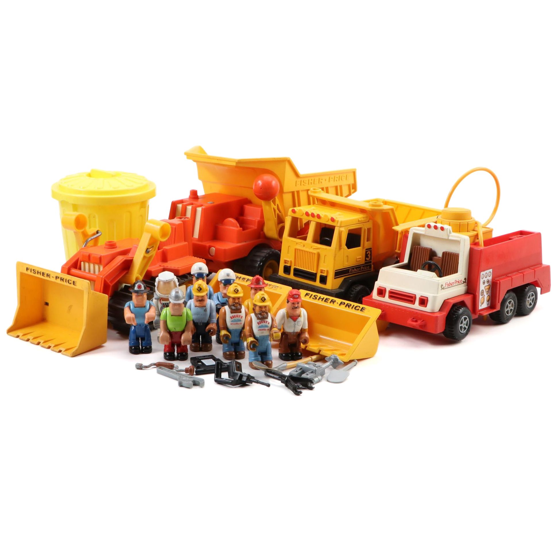 Fisher-Price Construction Toys with People Figures and Tools