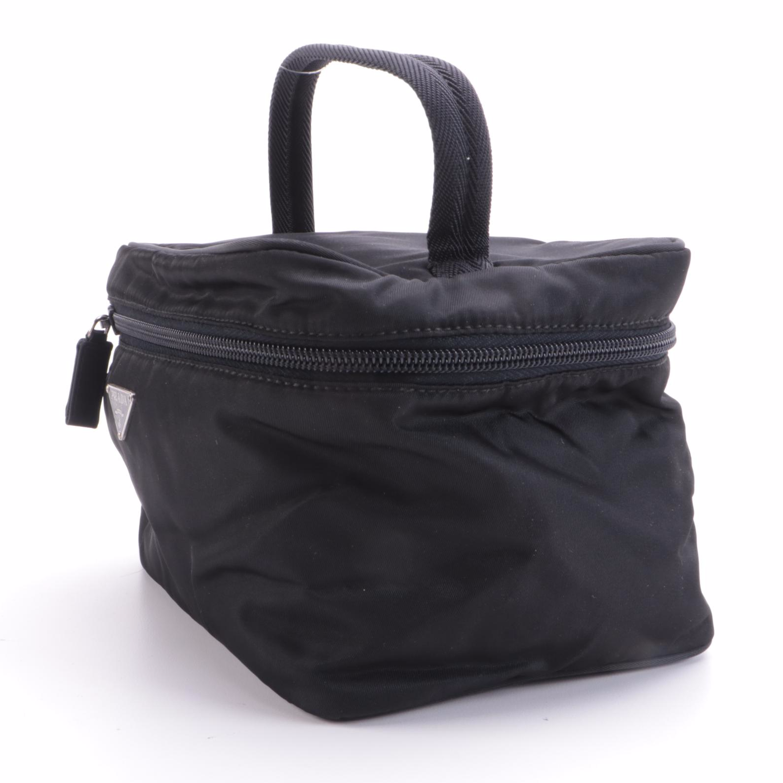 Prada Black Tessuto Nylon Cosmetics Bag