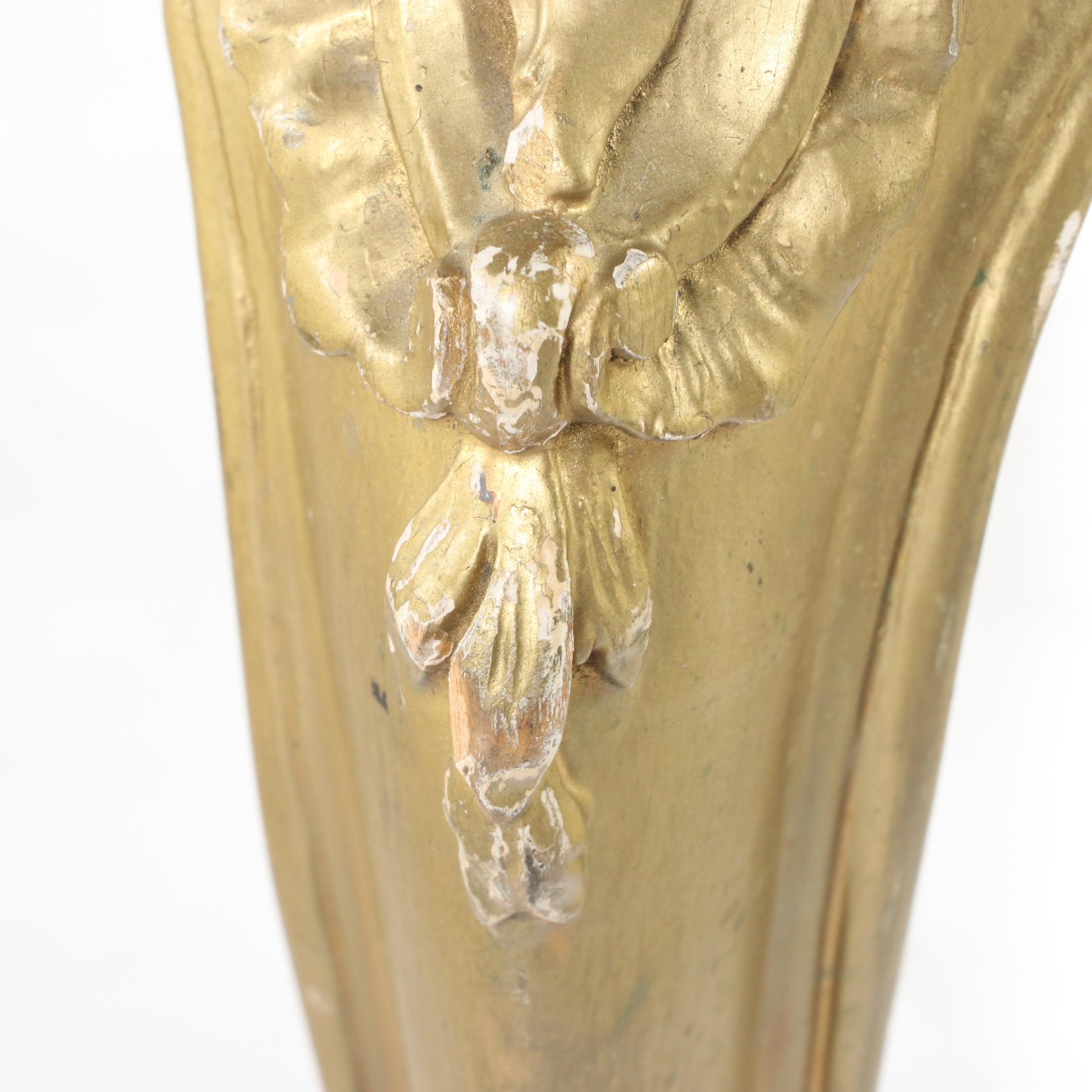 Louis XV Style Giltwood Salon Chair, Late 19th Century