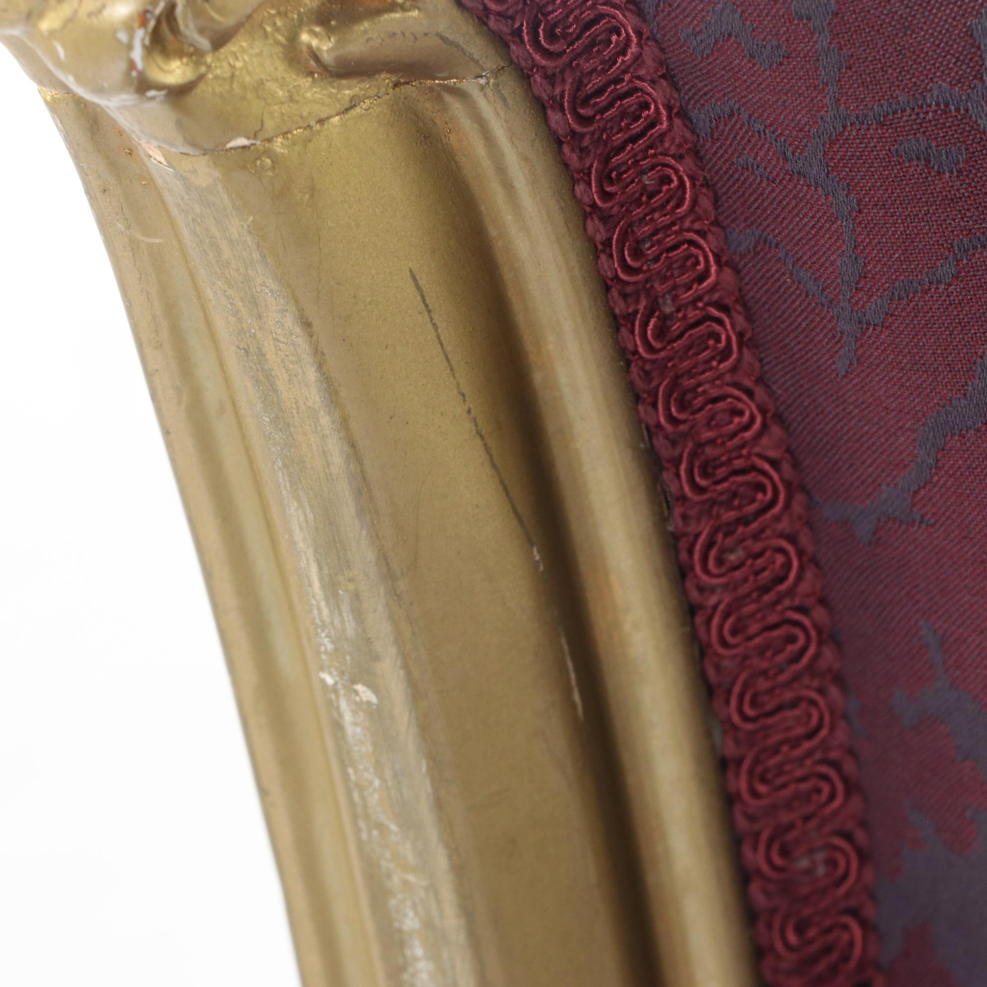 Louis XV Style Giltwood Salon Chair, Late 19th Century