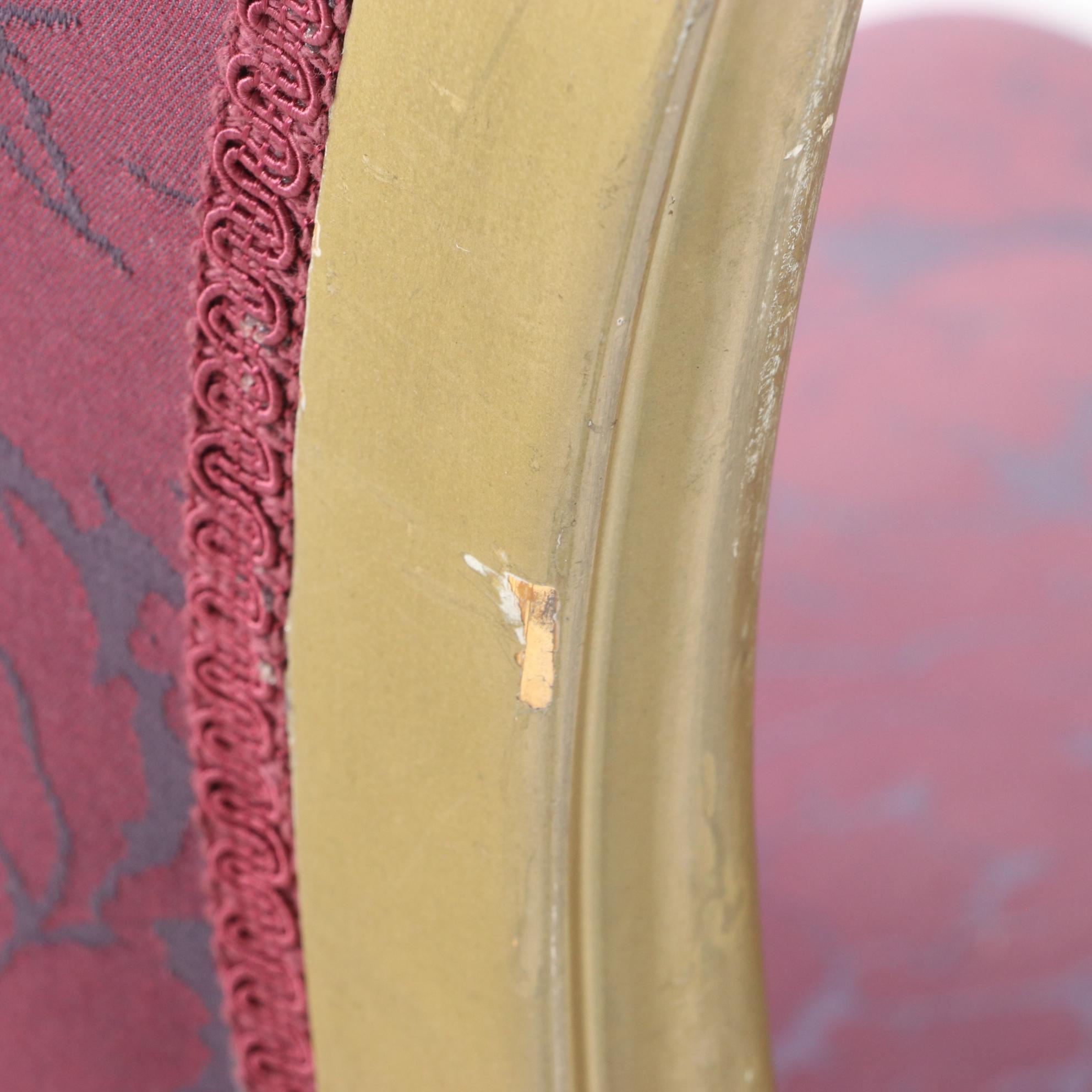 Louis XV Style Giltwood Salon Chair, Late 19th Century