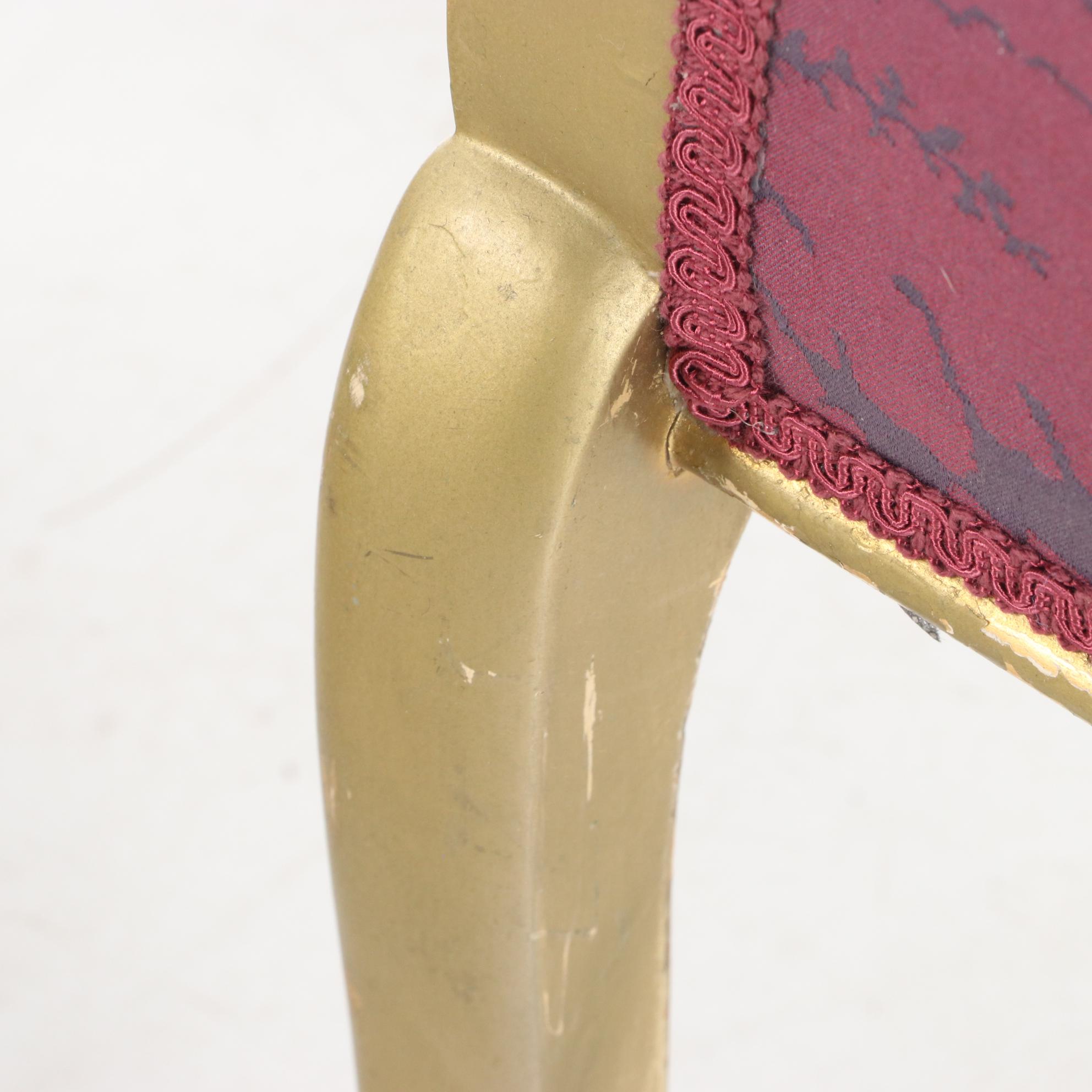 Louis XV Style Giltwood Salon Chair, Late 19th Century