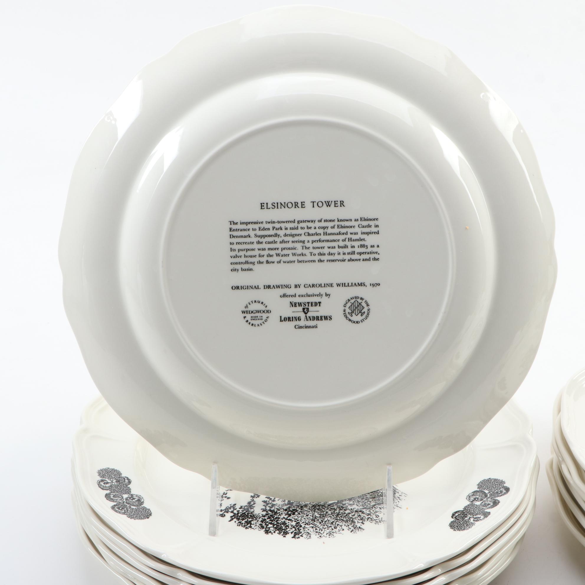 Wedgwood Caroline Williams "Scenes of Cincinnati" Plates , Late 20th Century