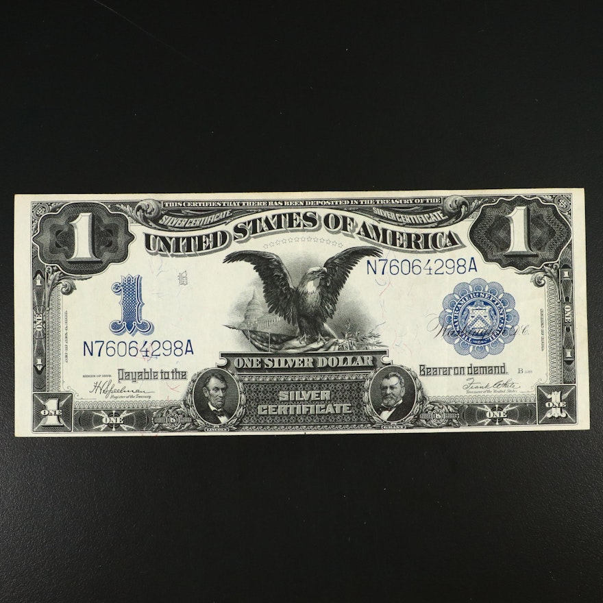 Large Format Series of 1899 $1 Silver Certificate