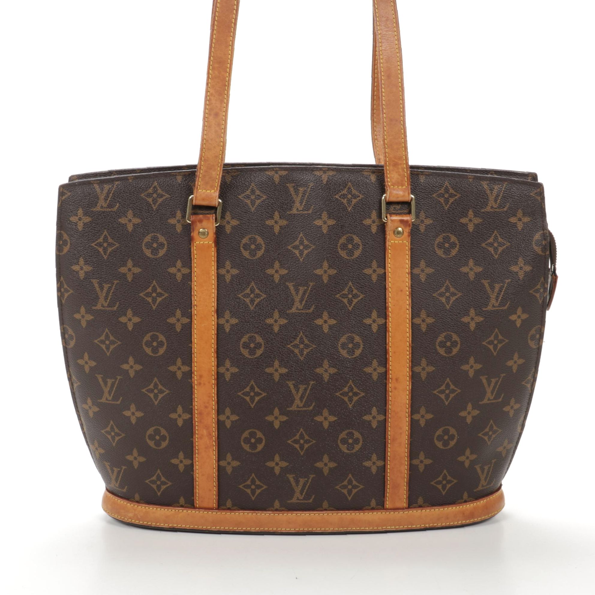 Louis Vuitton Babylone Tote in Monogram Canvas and Vachetta Leather