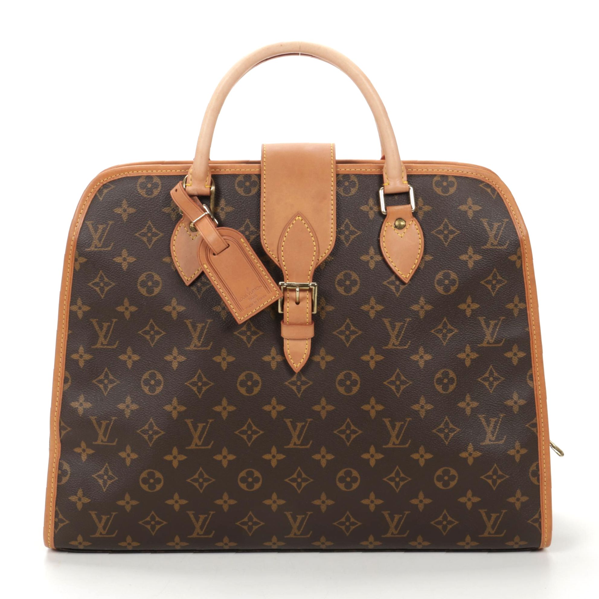 Louis Vuitton Rivoli Briefcase in Monogram Canvas and Vachetta Leather