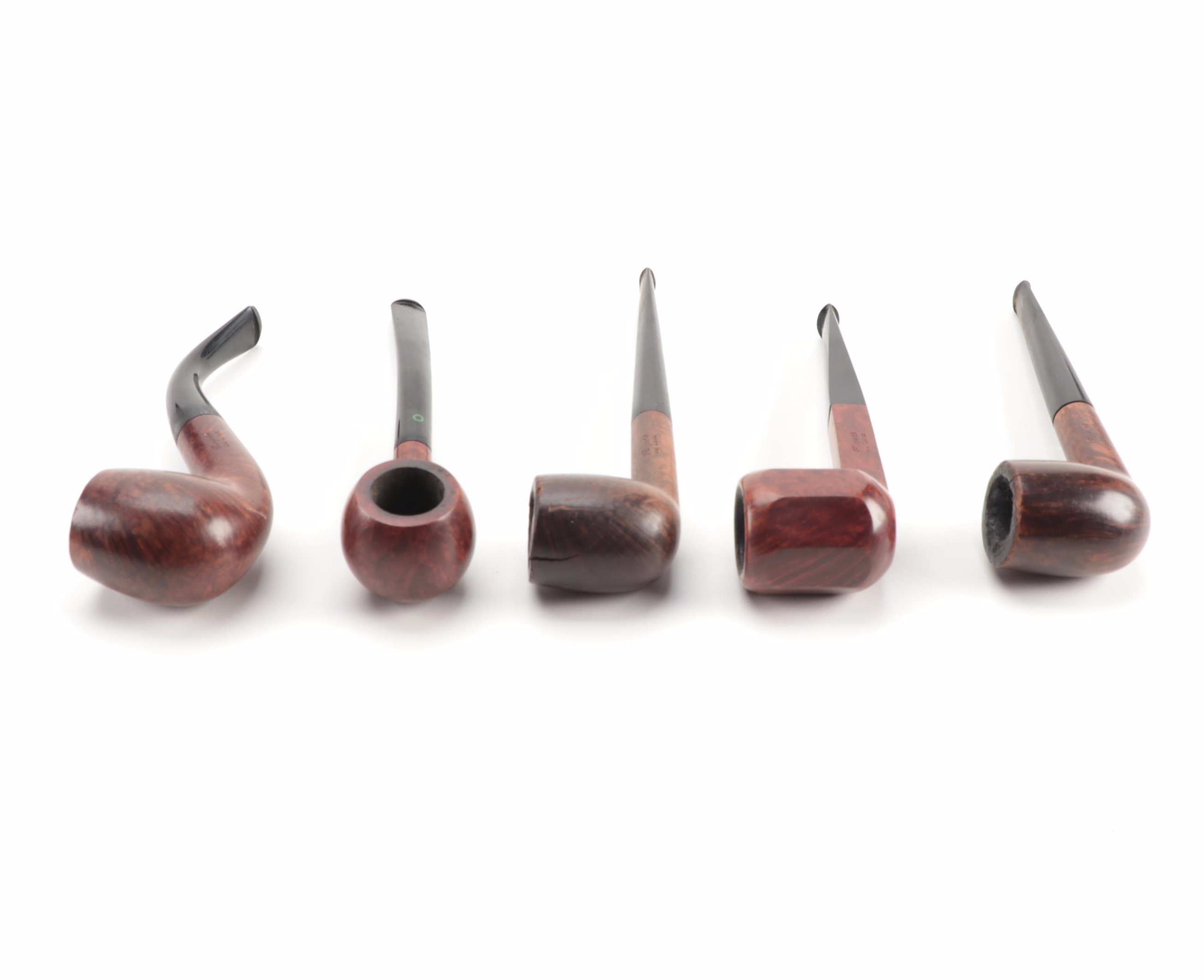 London Pipe Shop Rogers De Luxe Model Seven Day Set with Case, 1926