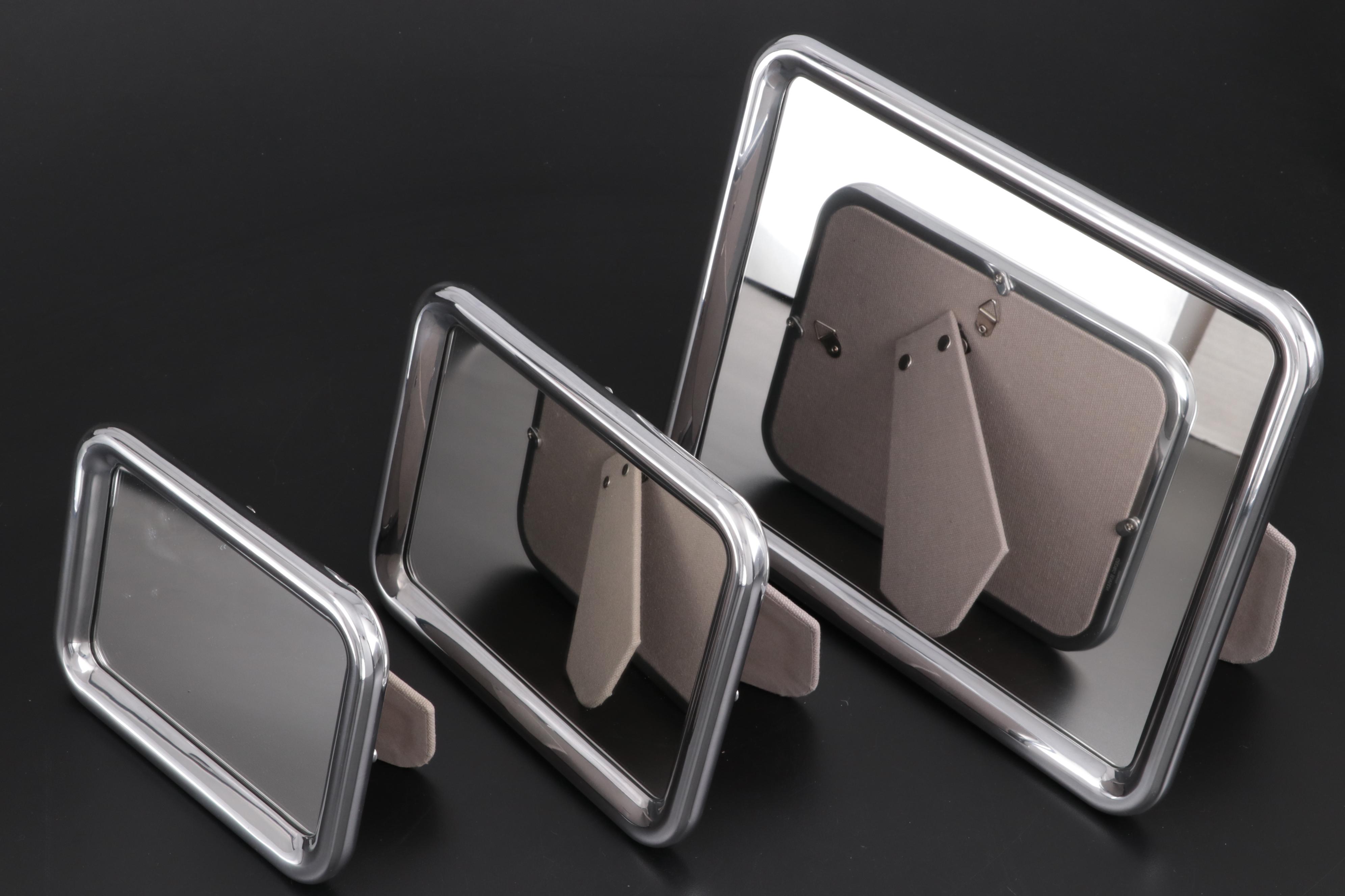 Georg Jensen "Tableau" Aluminium Tabletop and Wall Hanging Mirrors