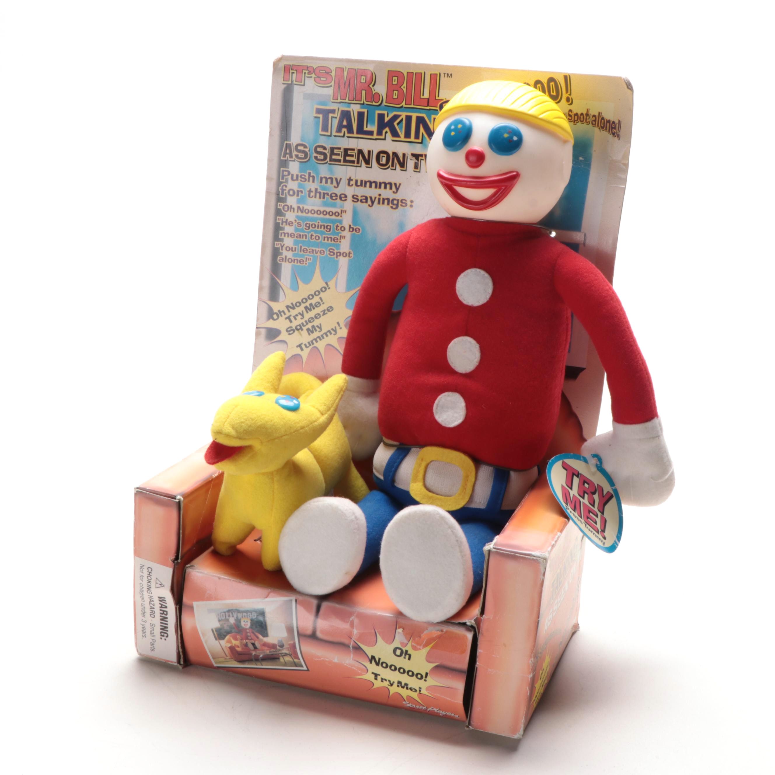 TM Dreamsite "It's Mr. Bill" Talking Doll in Original Packaging, SNL, 1998