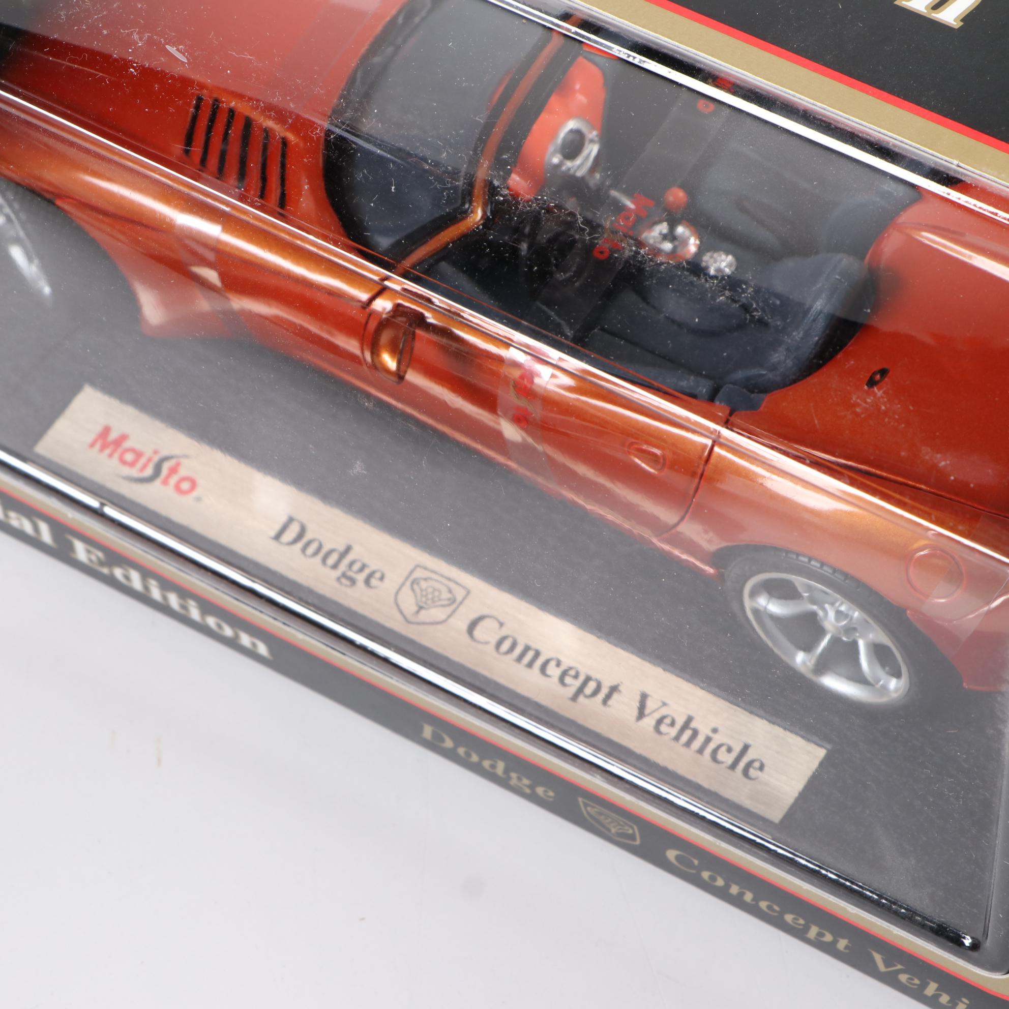 Maisto BMW and Dodge Concept "Special Edition" Diecast Cars in Packaging