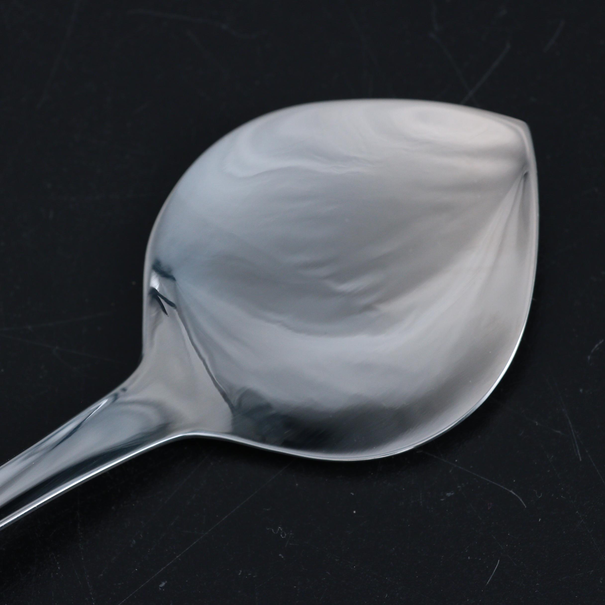 Georg Jensen "Duo" Stainless Steel Salad Servers with Mirror Finish