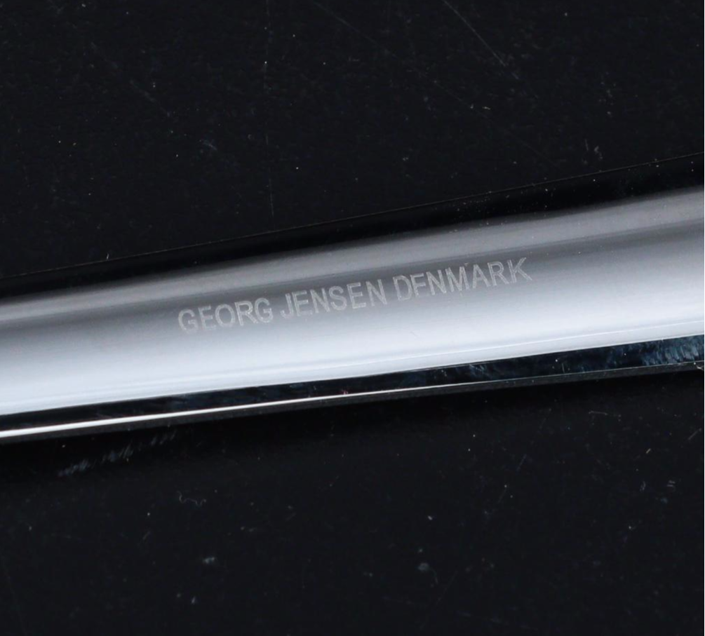 Georg Jensen "Duo" Stainless Steel Salad Servers with Mirror Finish