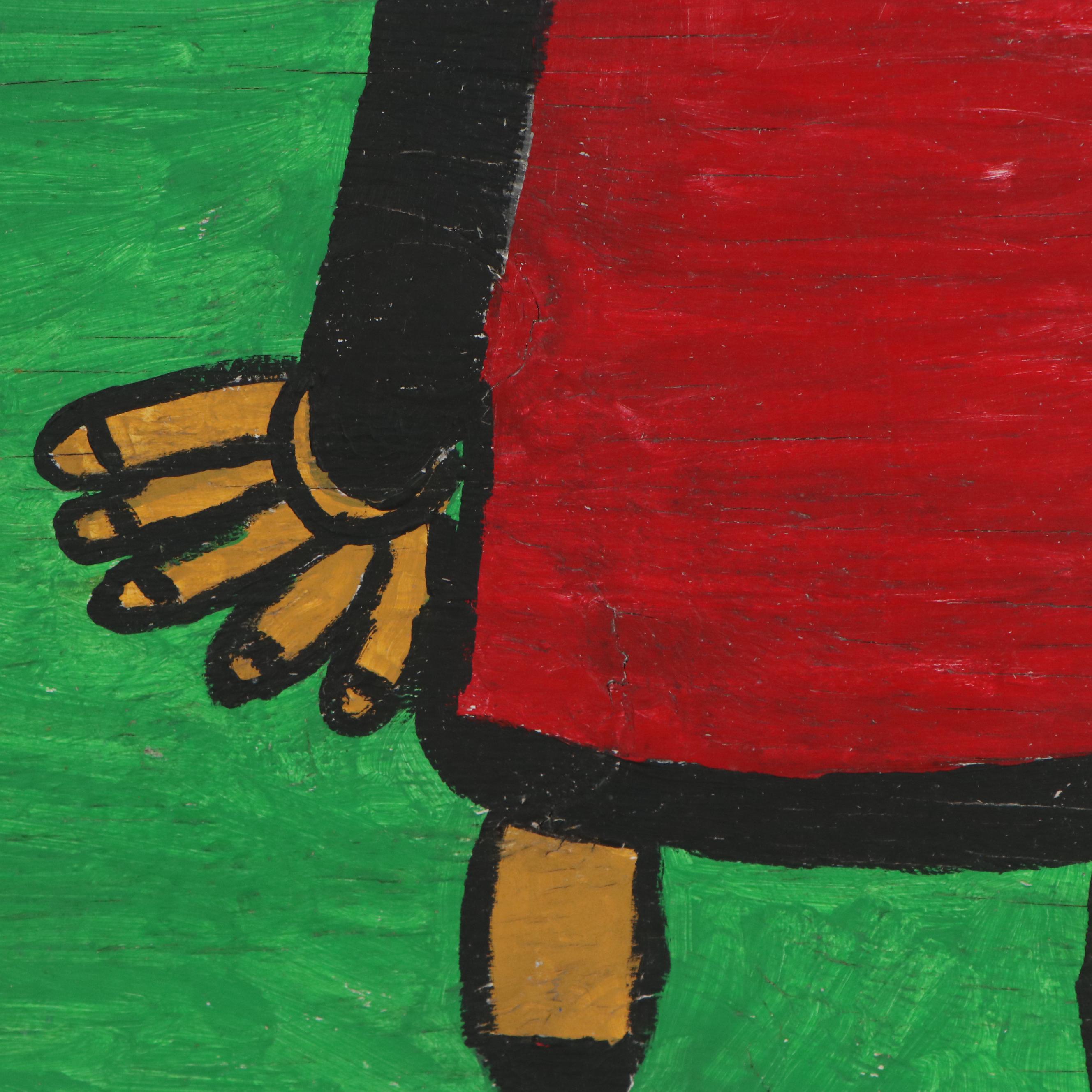 Ruby C. Williams Folk Art Acrylic Painting "Mama," 1998