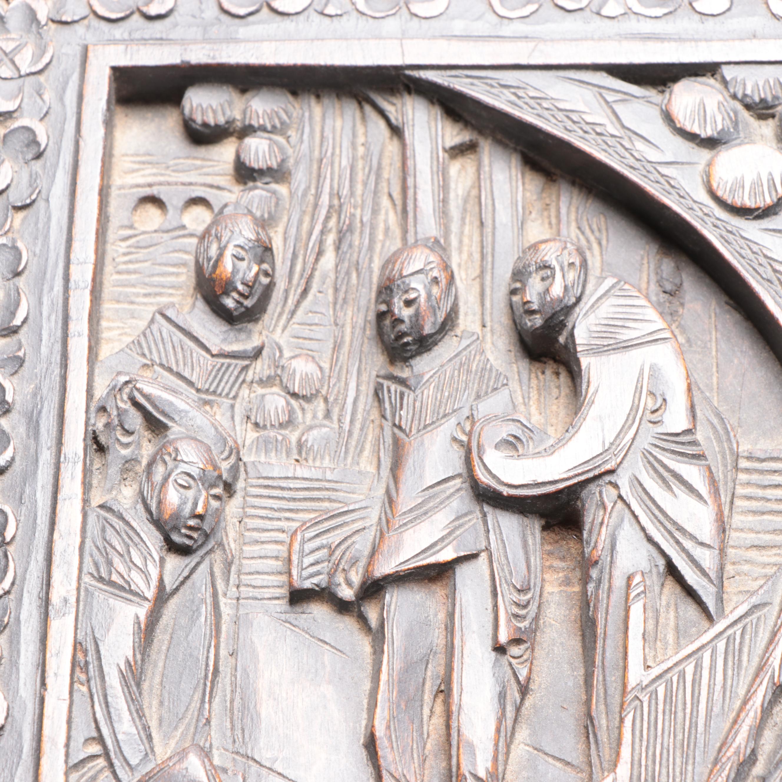 Chinese Carved Camphorwood Storage Box