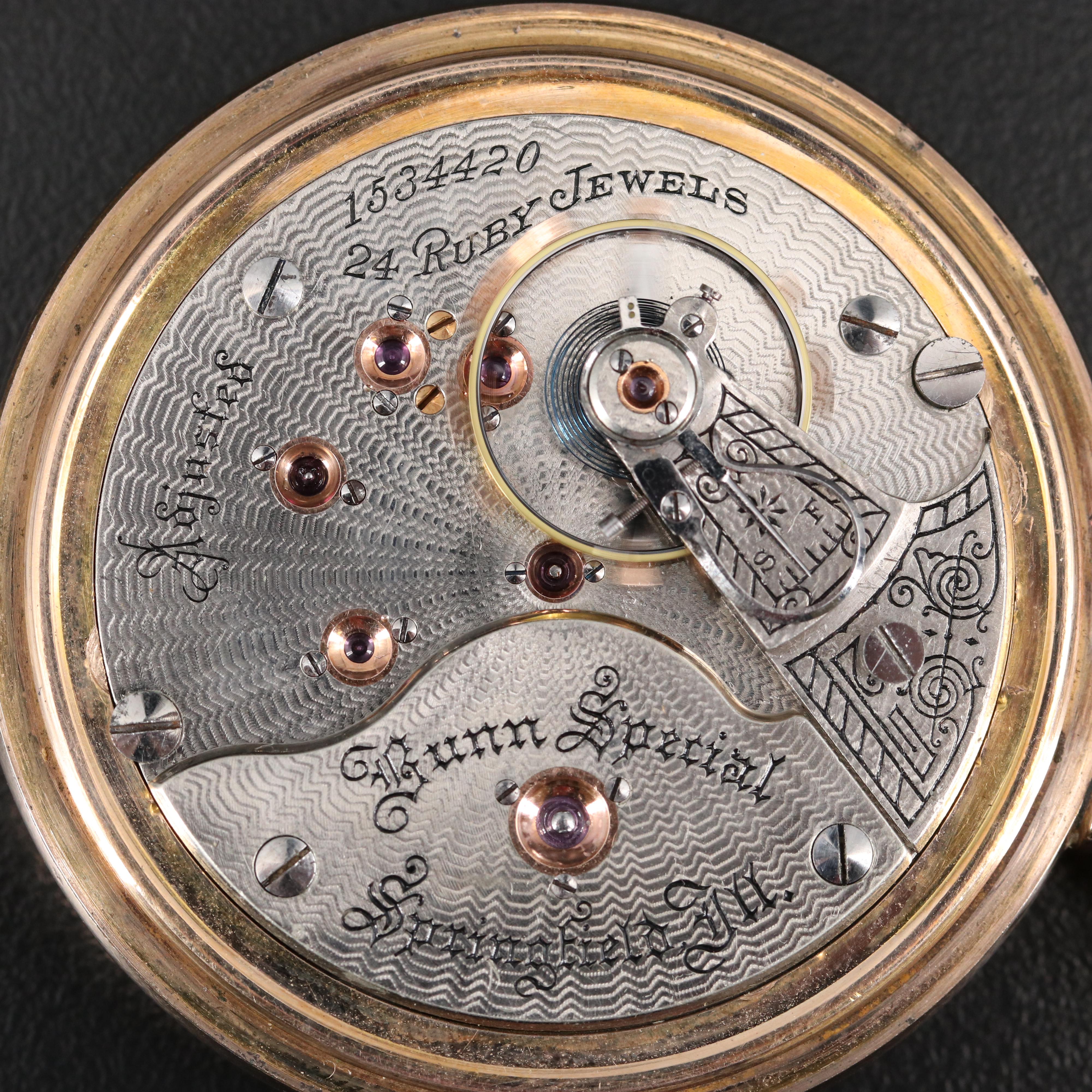 1900 Illinois Bunn Special Pocket Watch