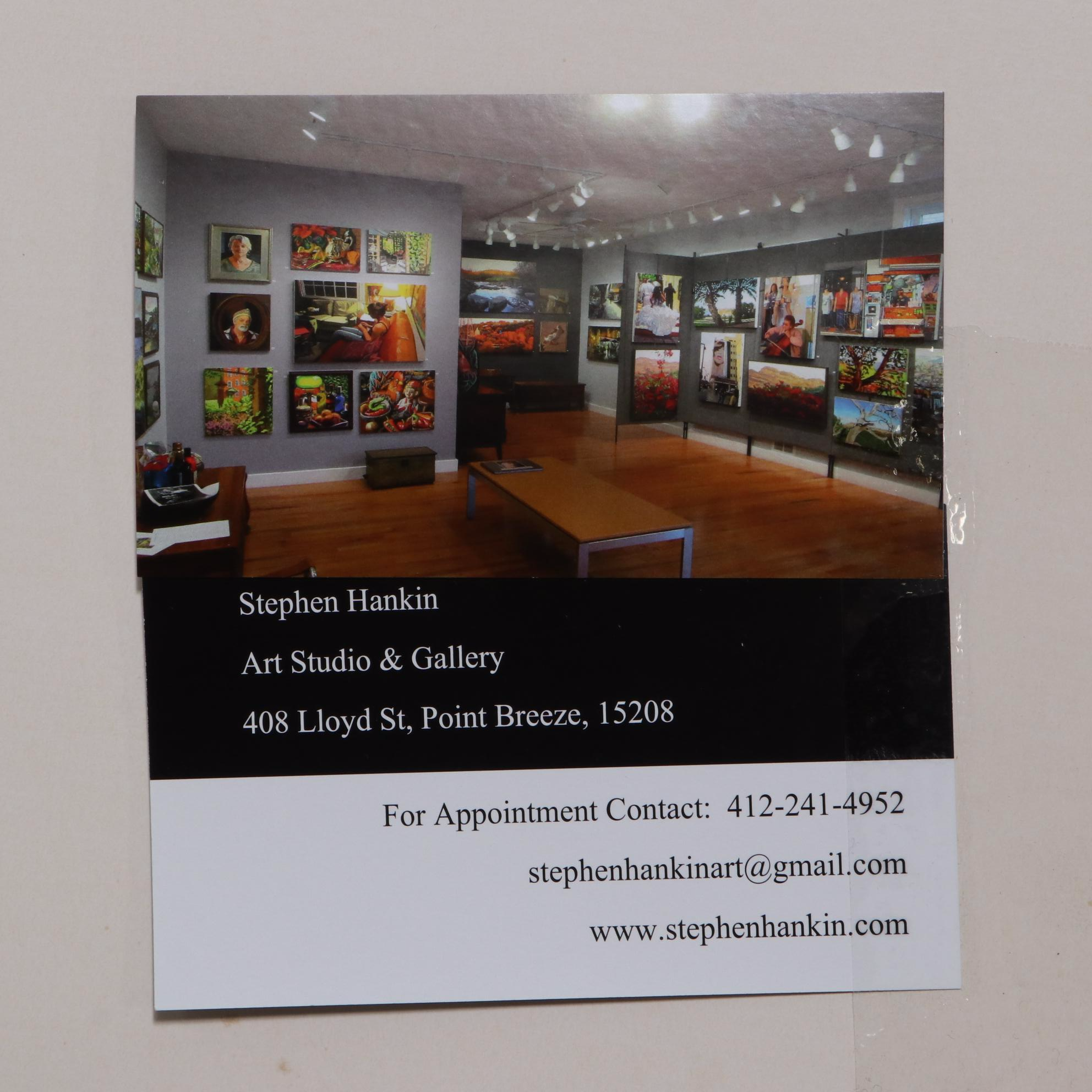 Stephen Hankin Portrait Pastel Drawing "Expecting," 1983