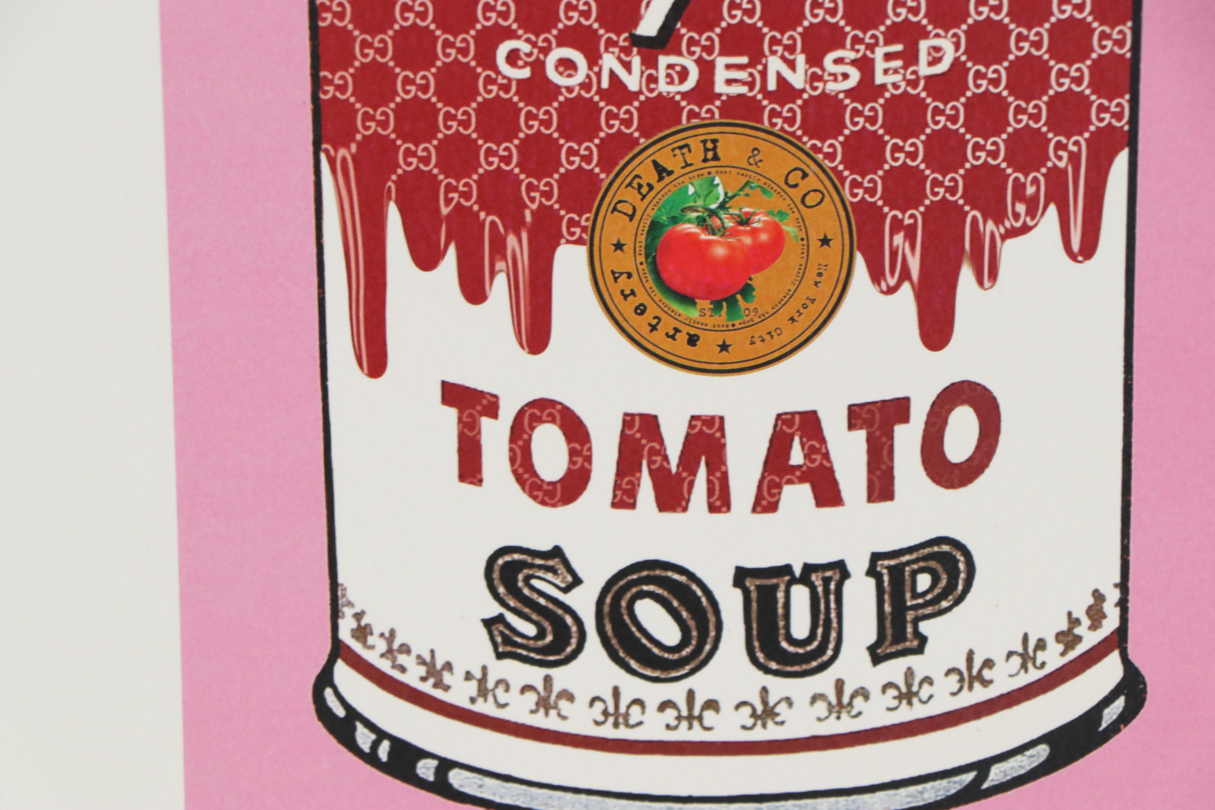 Death NYC Pop Art Graphic Print of Campbell's Tomato Soup Cans