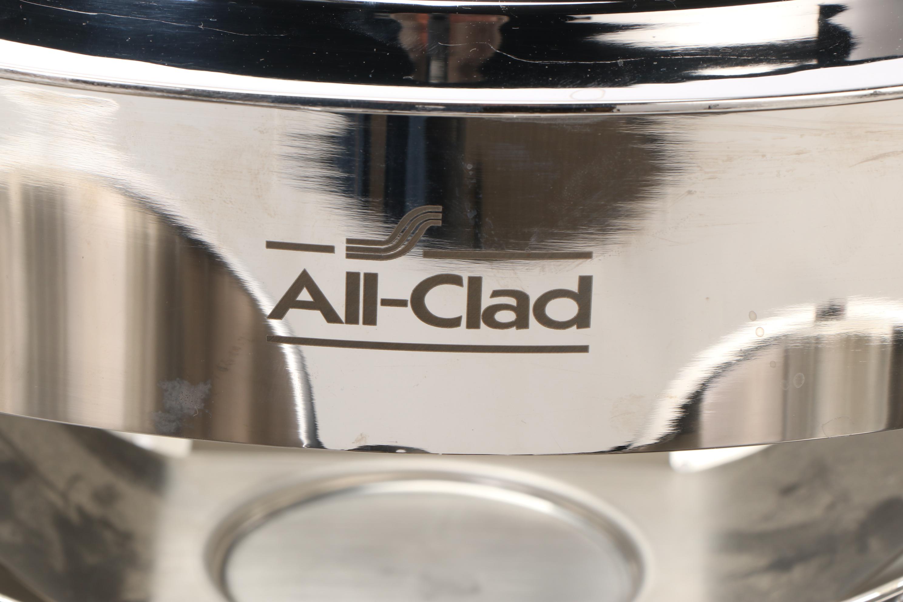 All-Clad Home Catering Collection Stainless Steel Round Chafing Dishes