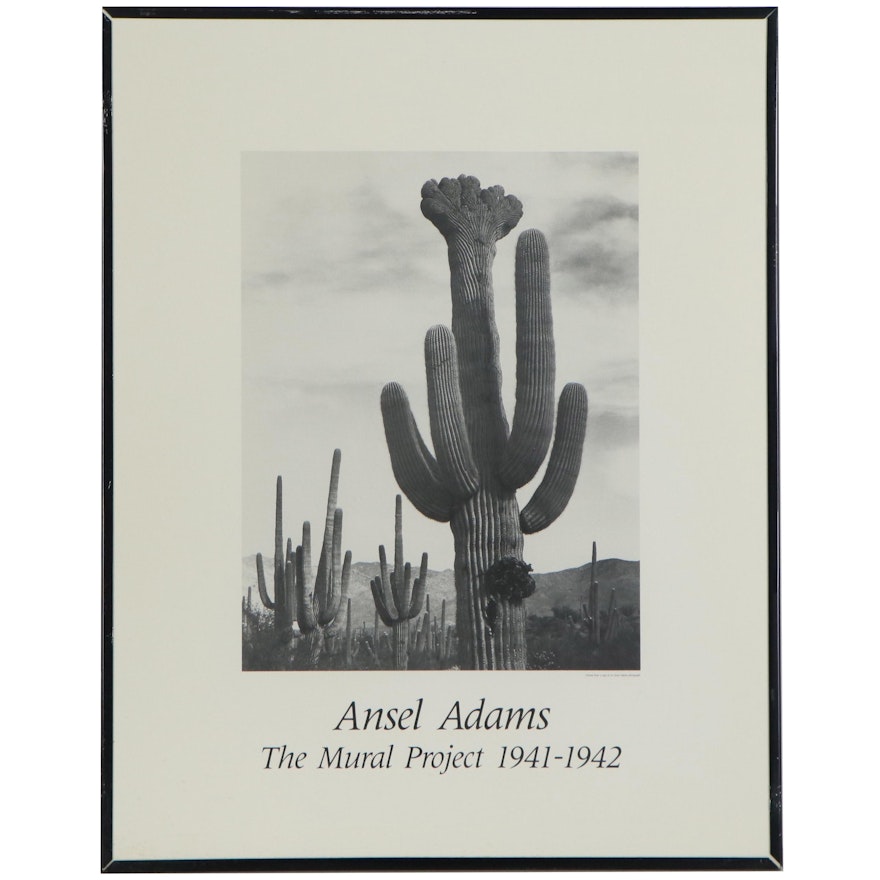 Offset Lithograph after Ansel Adams "The Mural Project 1941 -1942"