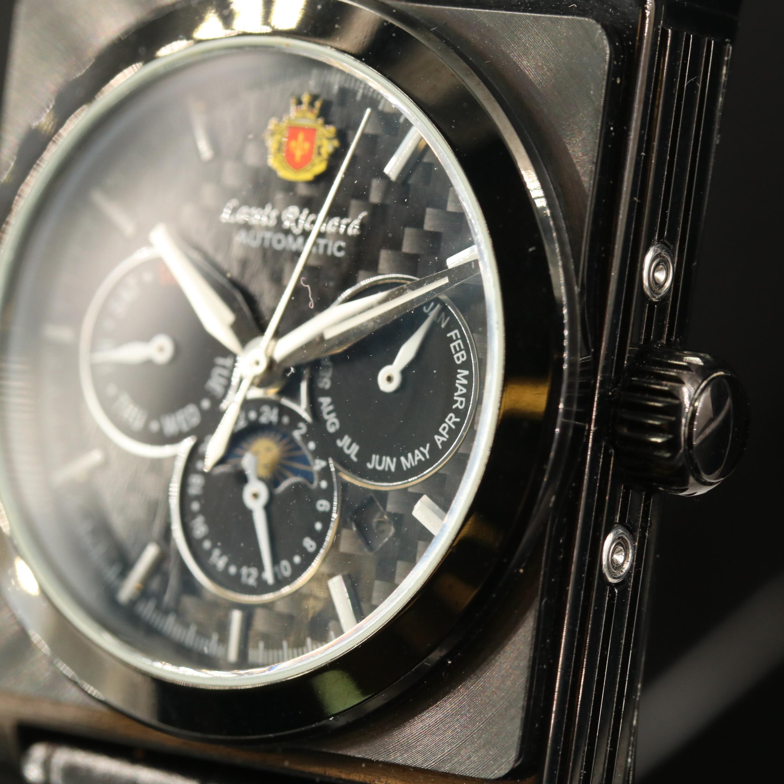 Louis Richard Triple Calendar Stainless Steel Automatic Watch