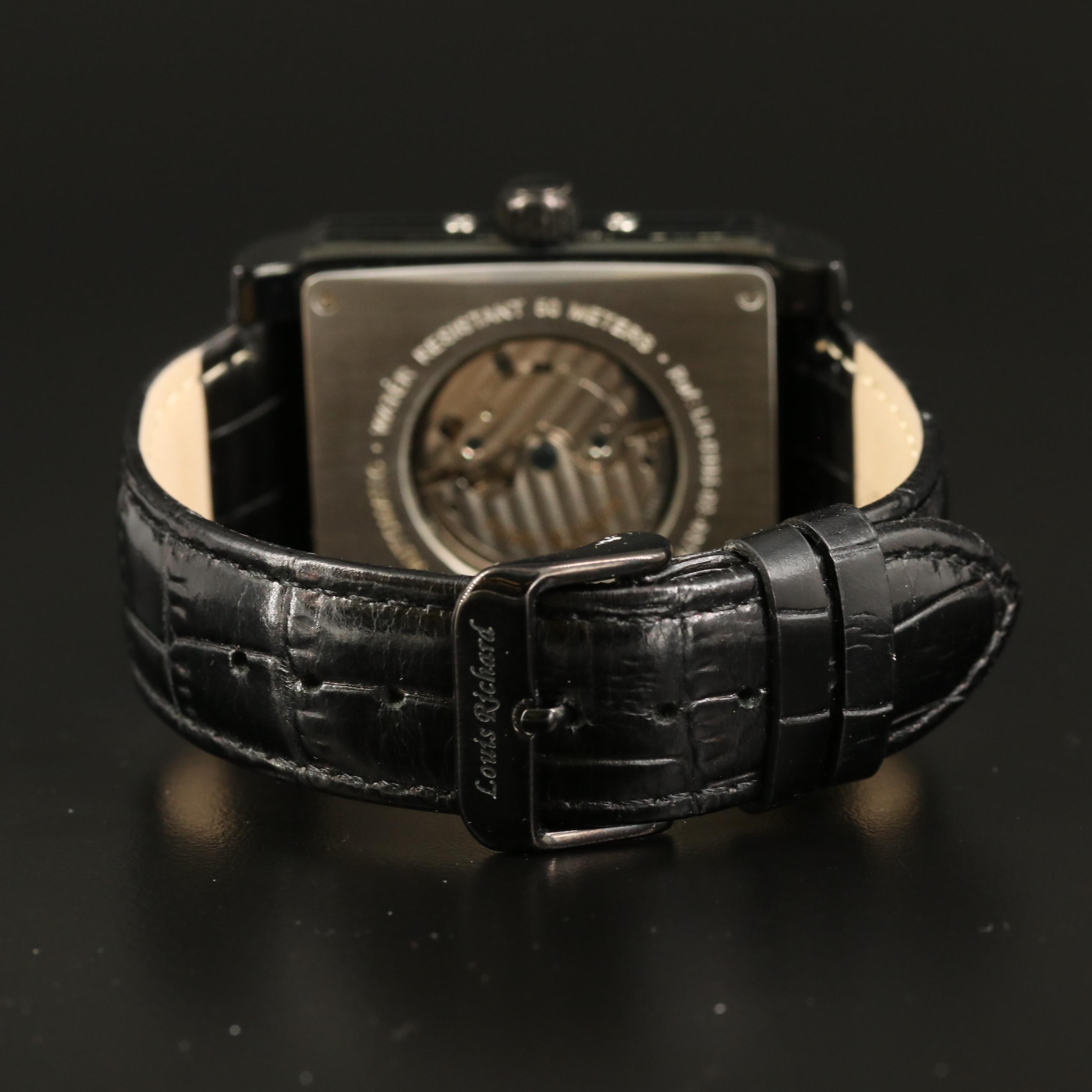 Louis Richard Triple Calendar Stainless Steel Automatic Watch