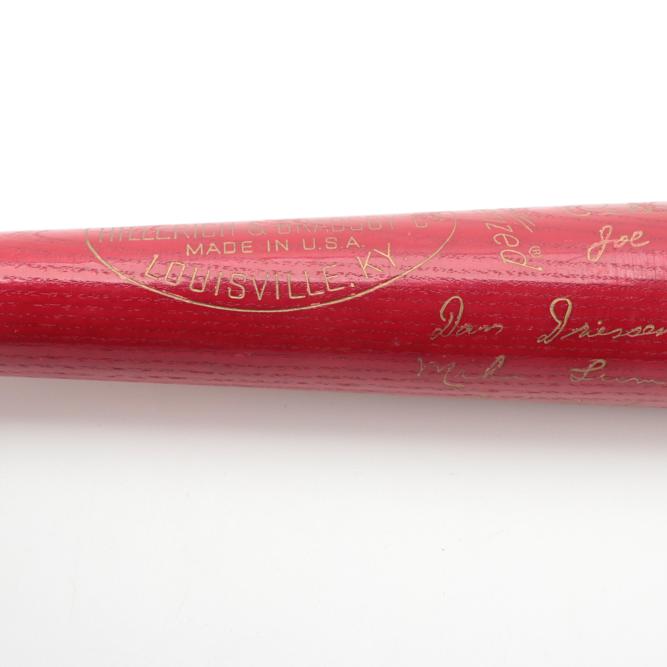 1976 Cincinnati Reds Louisville Slugger "World Champions" Replica Signatures Bat