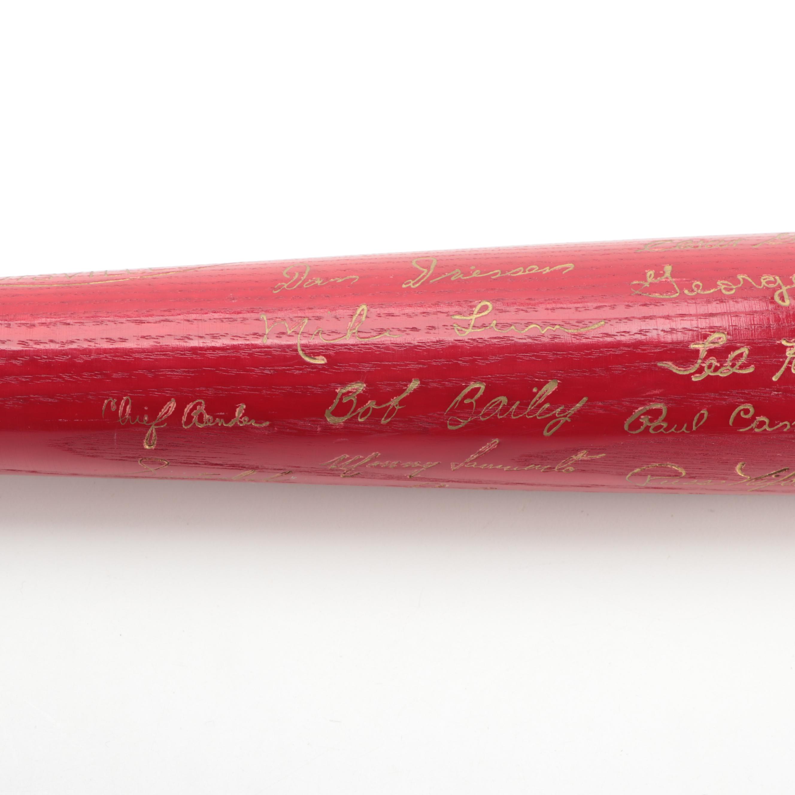 1976 Cincinnati Reds Louisville Slugger "World Champions" Replica Signatures Bat