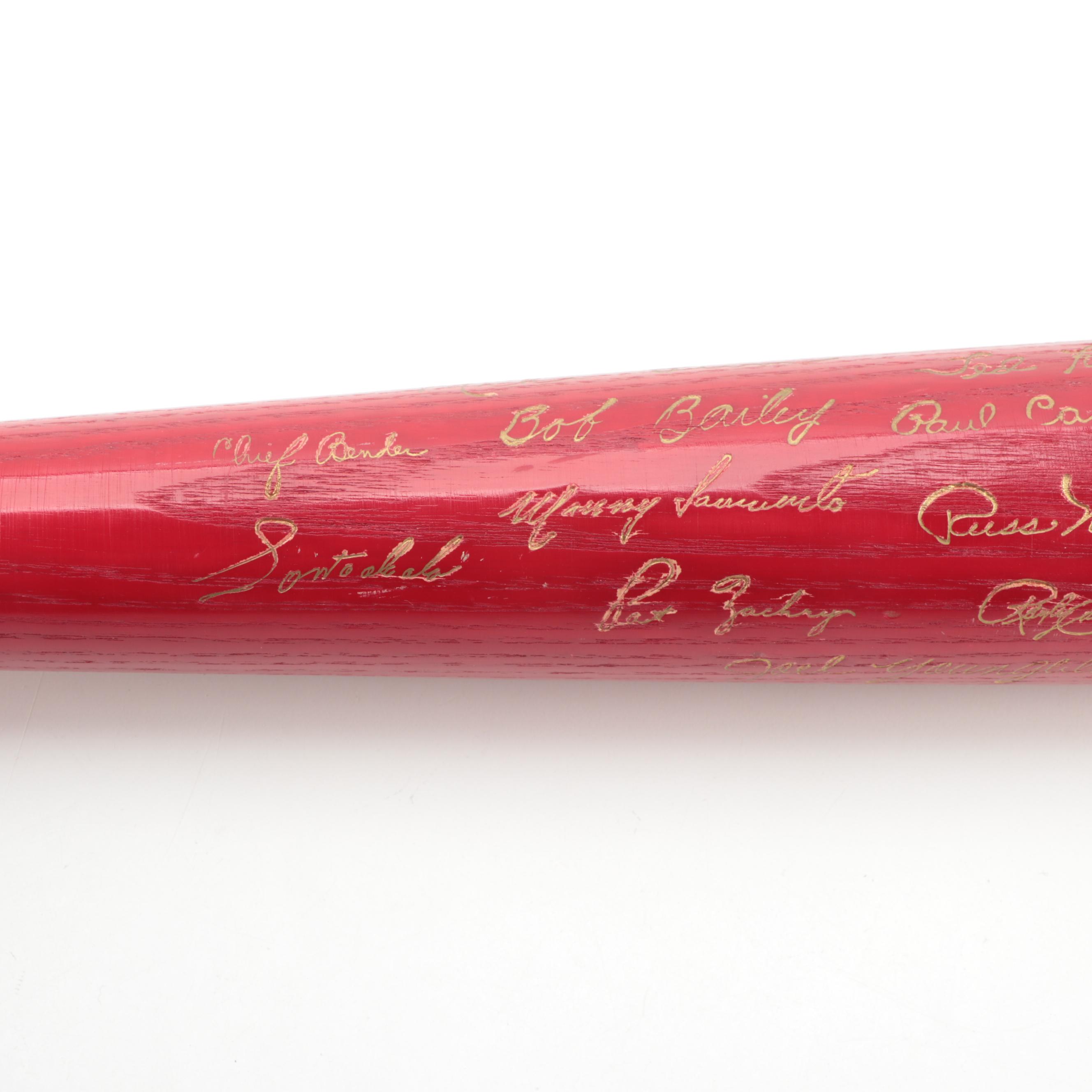 1976 Cincinnati Reds Louisville Slugger "World Champions" Replica Signatures Bat