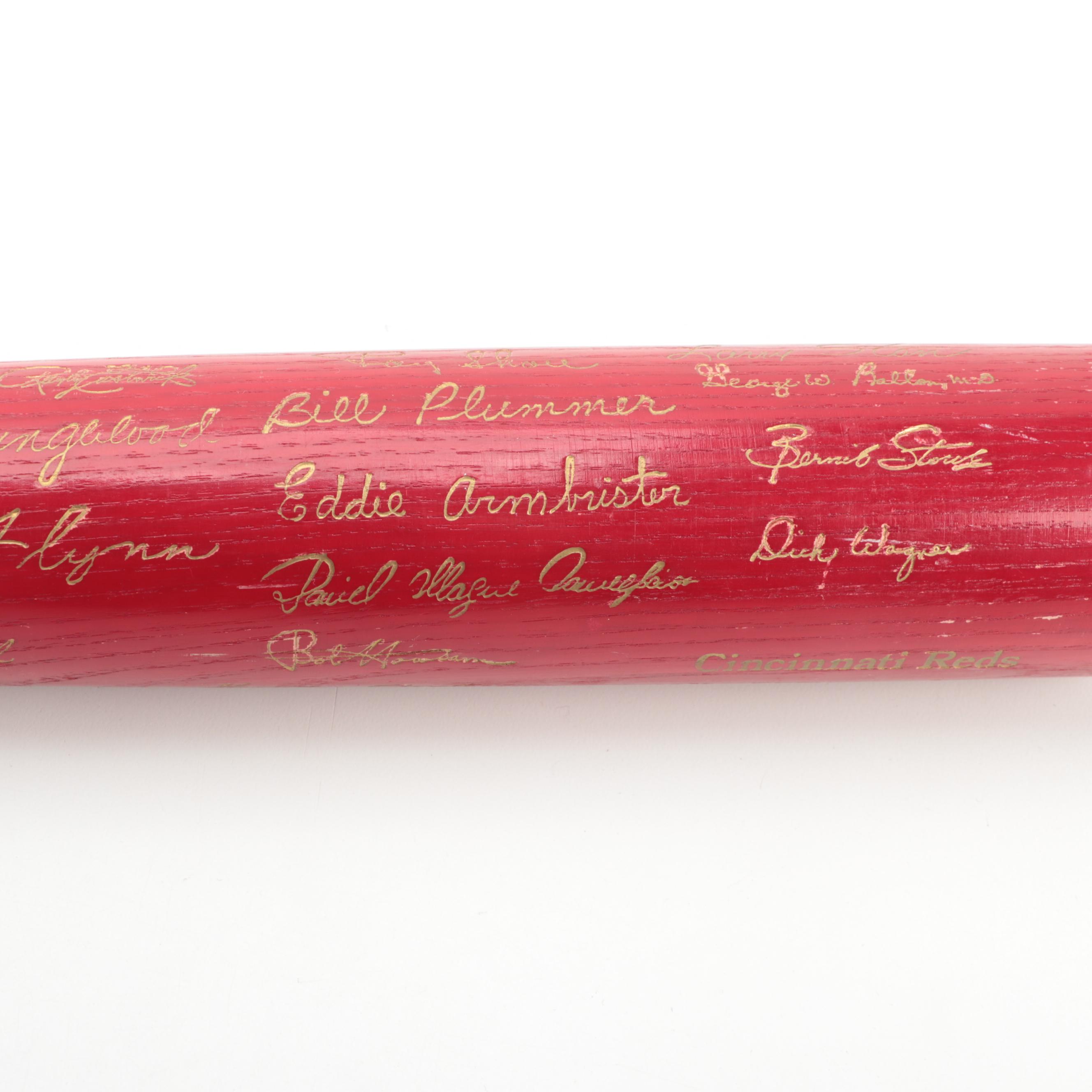 1976 Cincinnati Reds Louisville Slugger "World Champions" Replica Signatures Bat