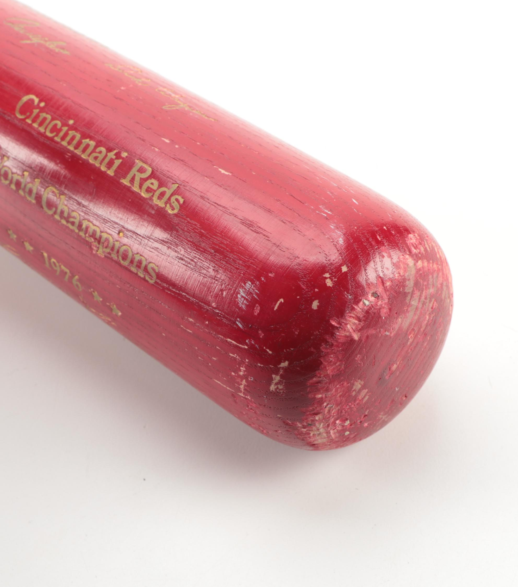 1976 Cincinnati Reds Louisville Slugger "World Champions" Replica Signatures Bat