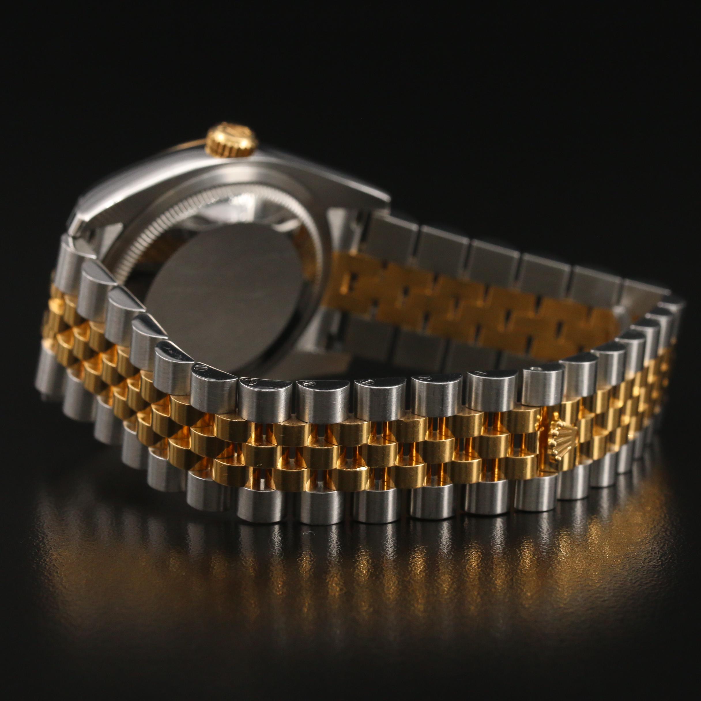 Rolex Datejust 18K Yellow Gold and Stainless Steel Automatic Watch