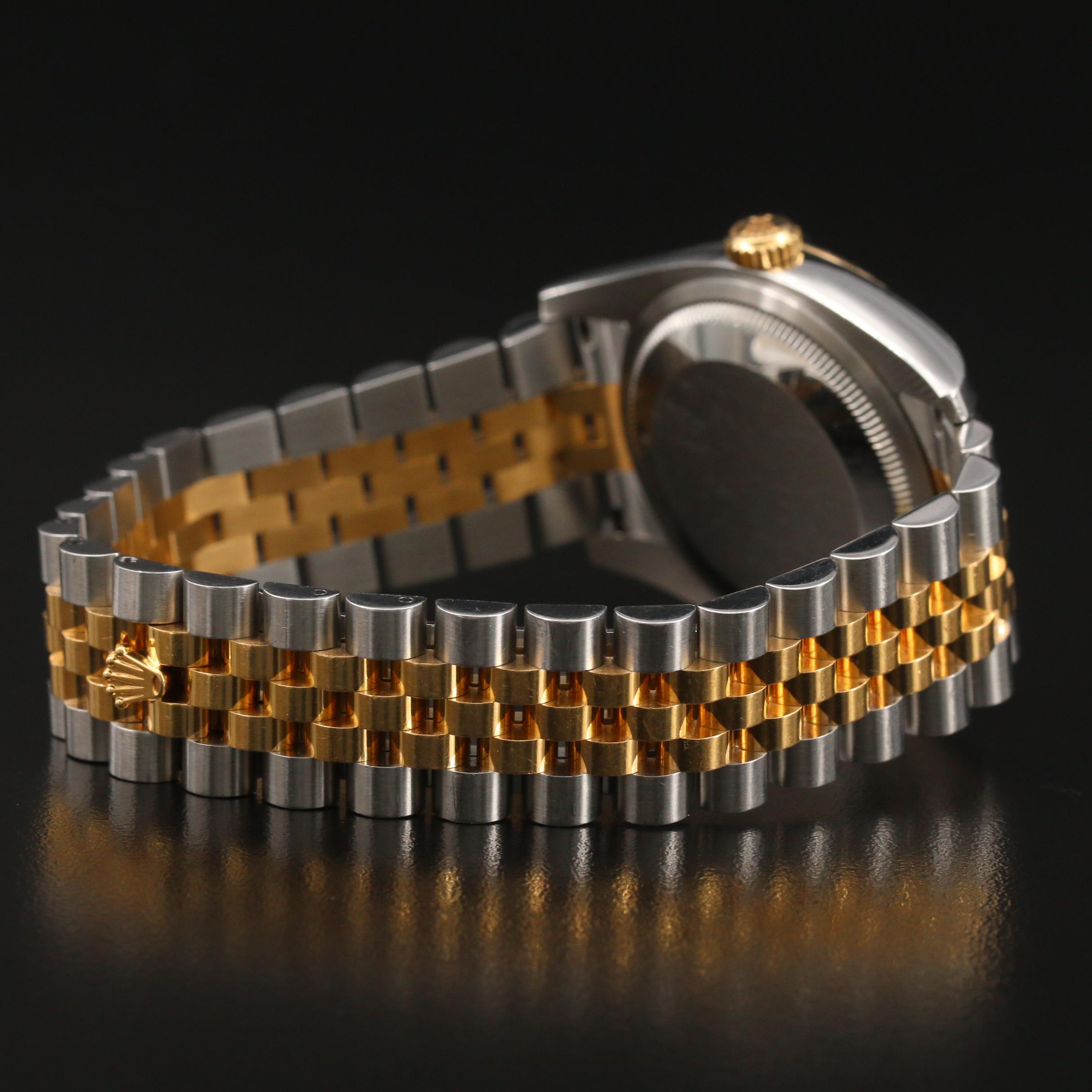 Rolex Datejust 18K Yellow Gold and Stainless Steel Automatic Watch