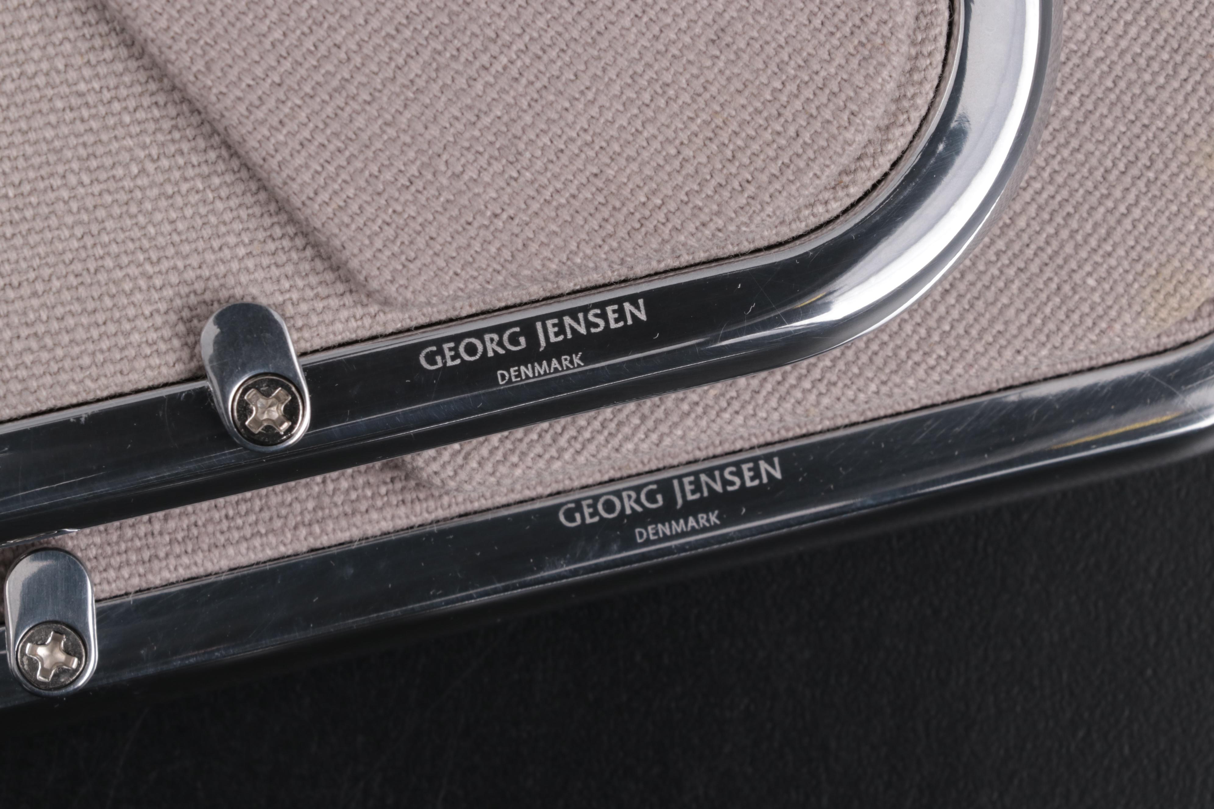 Georg Jensen "Tableau" Tabletop Mirrors with "Urkiola" Candlestick Holders