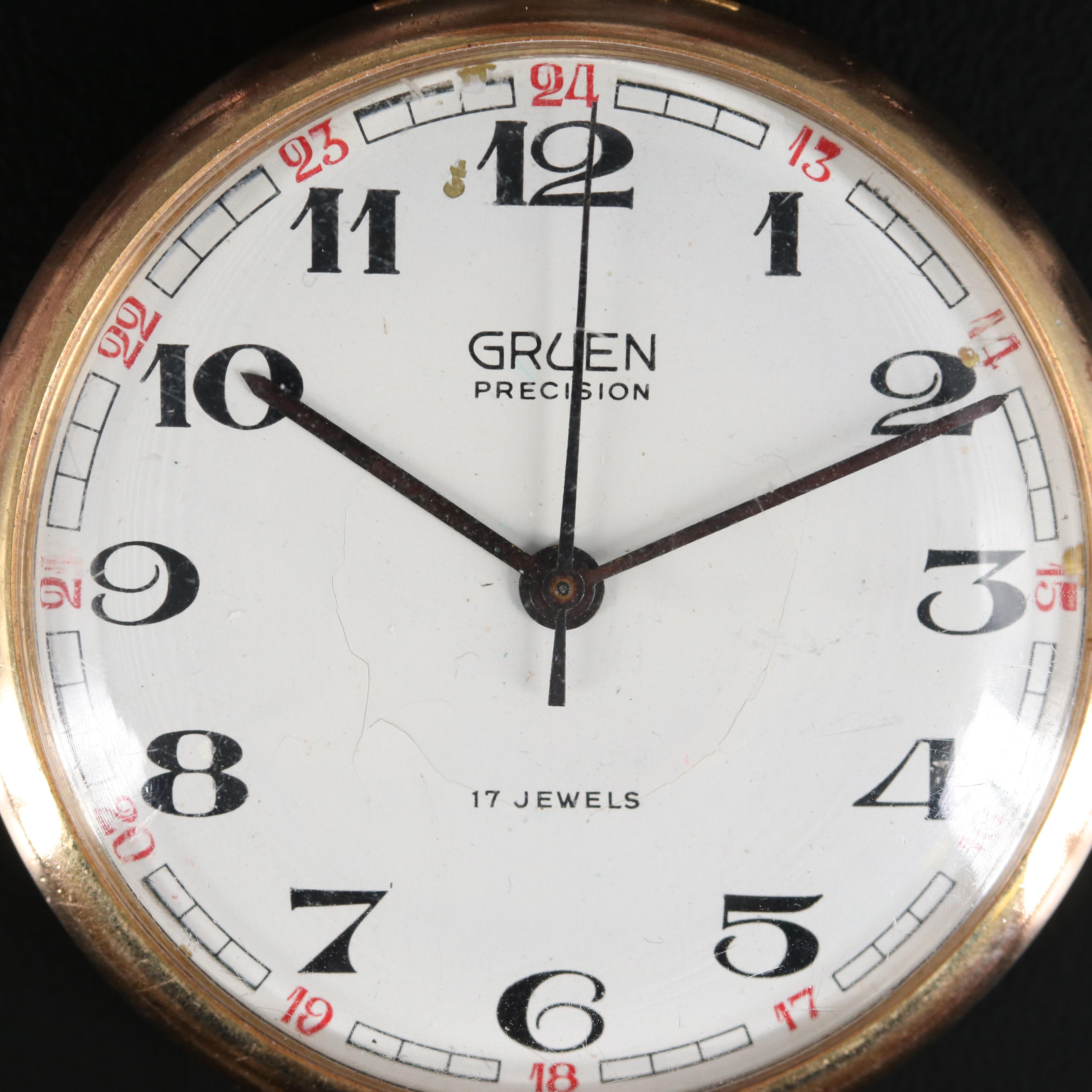 Gruen Precision Swiss Pocket Watch