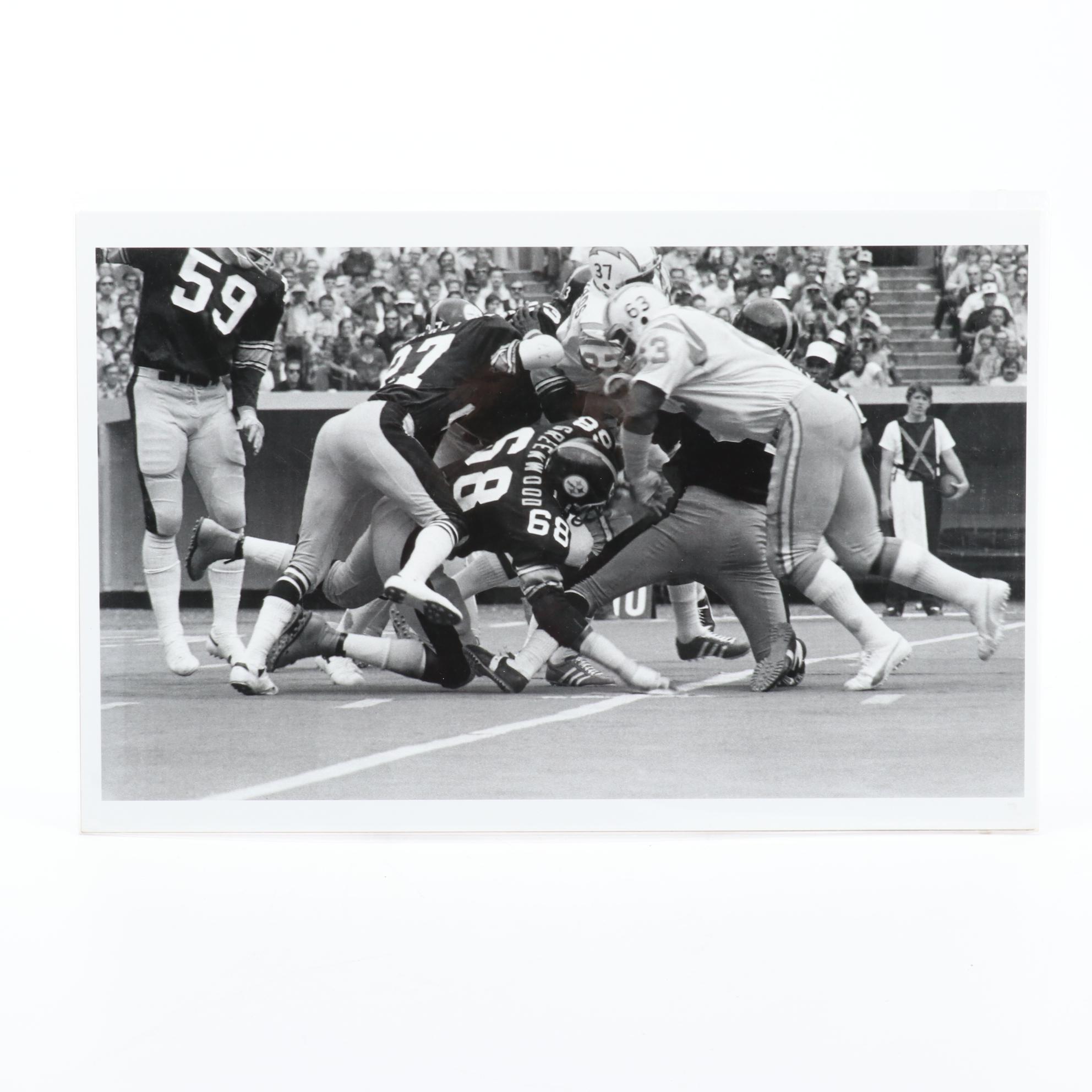 Pittsburgh Steelers Offset Lithograph, 1980s