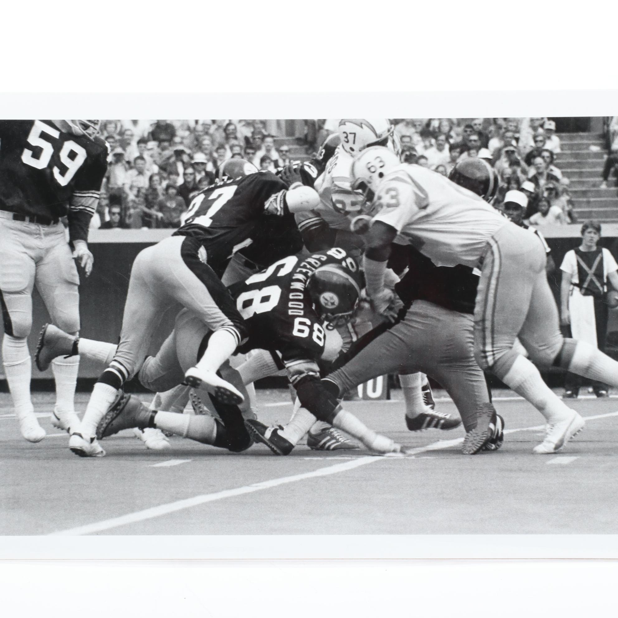 Pittsburgh Steelers Offset Lithograph, 1980s