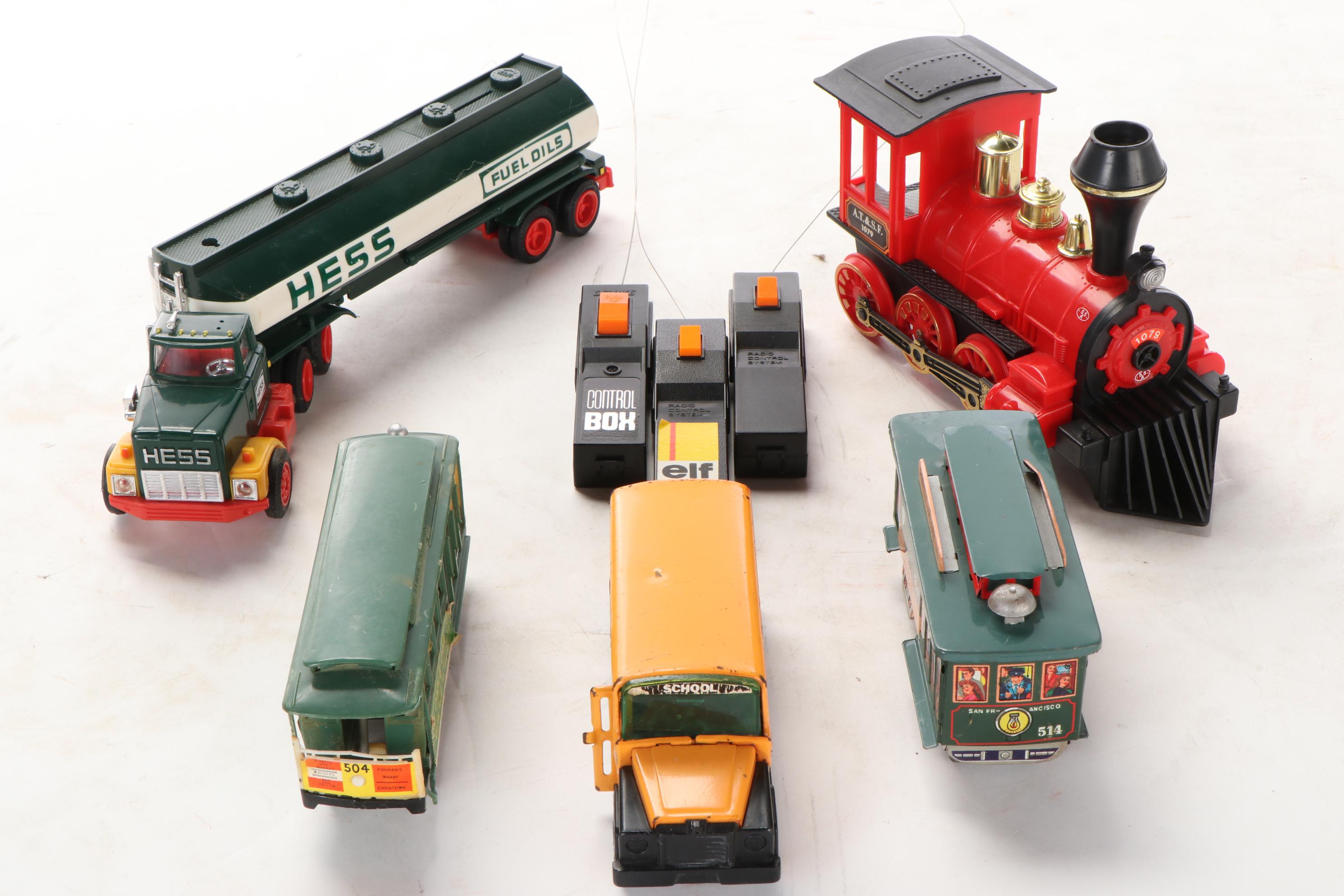 Remote Control and Battery Powered Vehicles Including Tonka and Tootsietoy