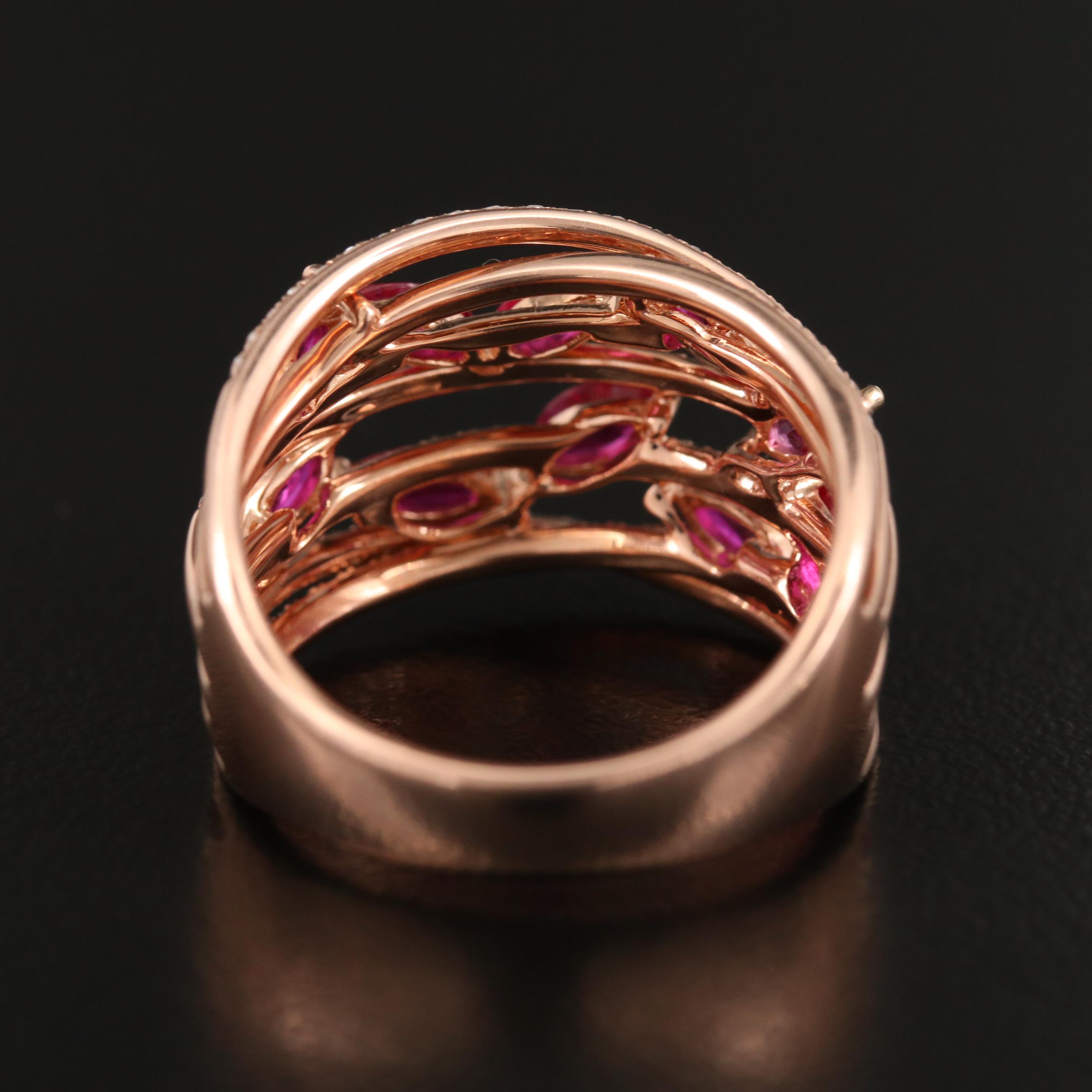 EFFY 14K Ruby and Diamond Ring