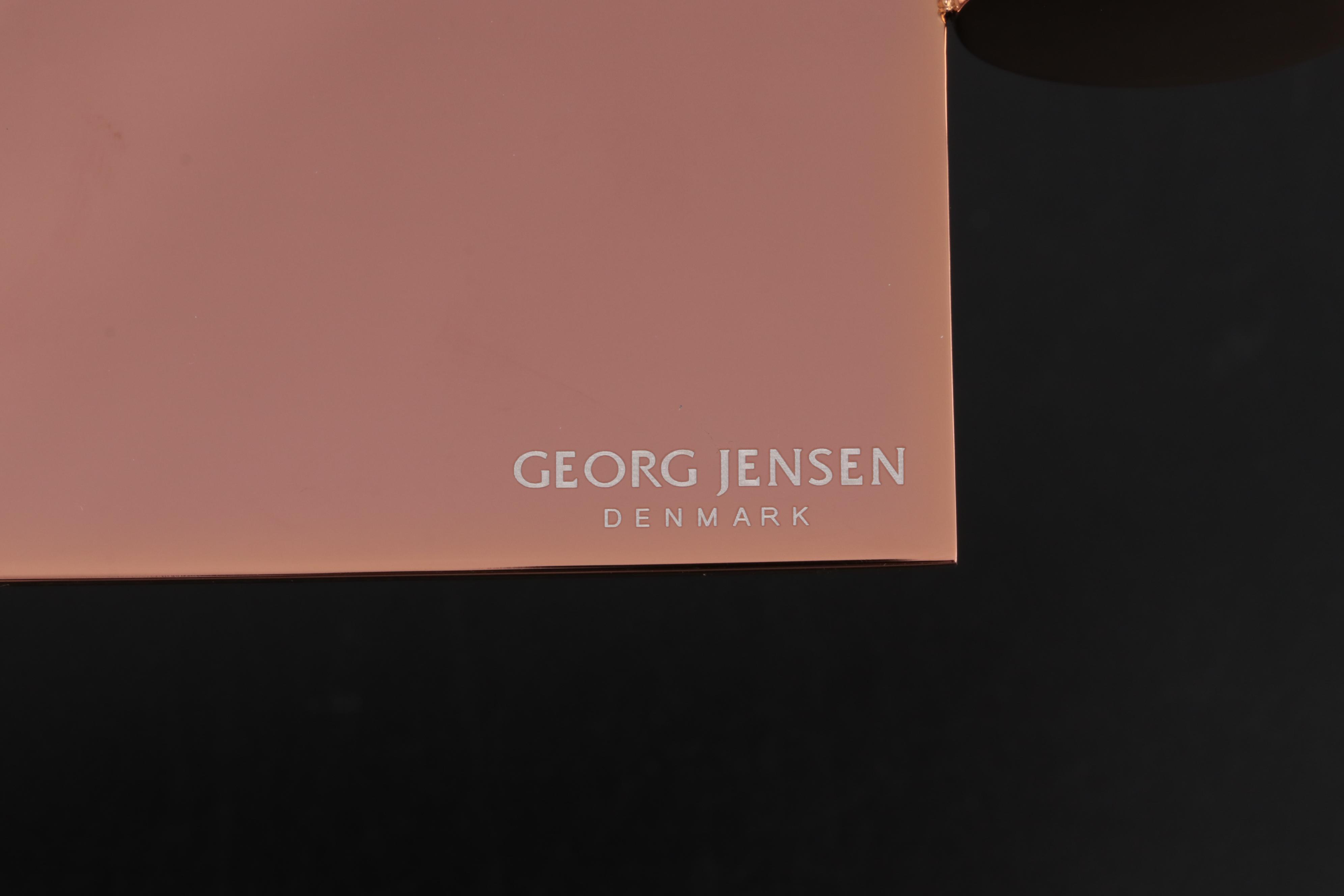 Georg Jensen "Tableau" Tabletop Mirrors with "Urkiola" Candlestick Holders