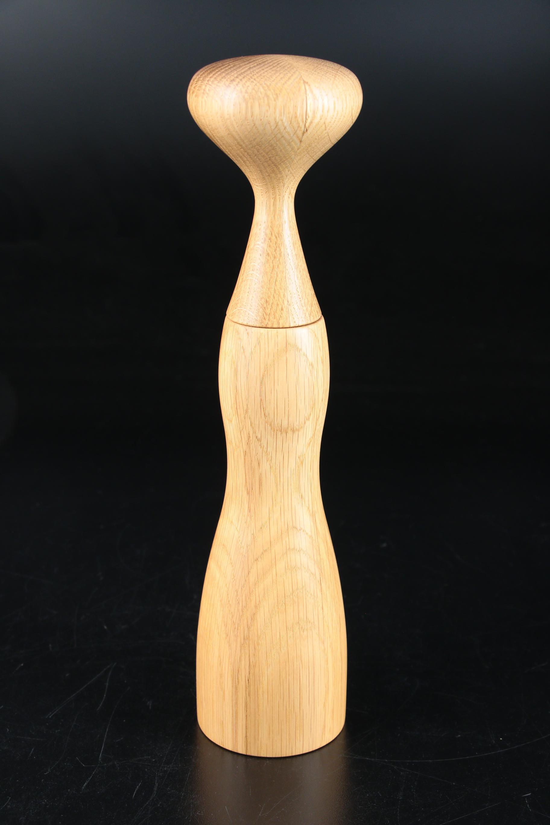 Georg Jensen "Barbry" Glass Carafes, Wood Pepper Grinder and Cheese Knives