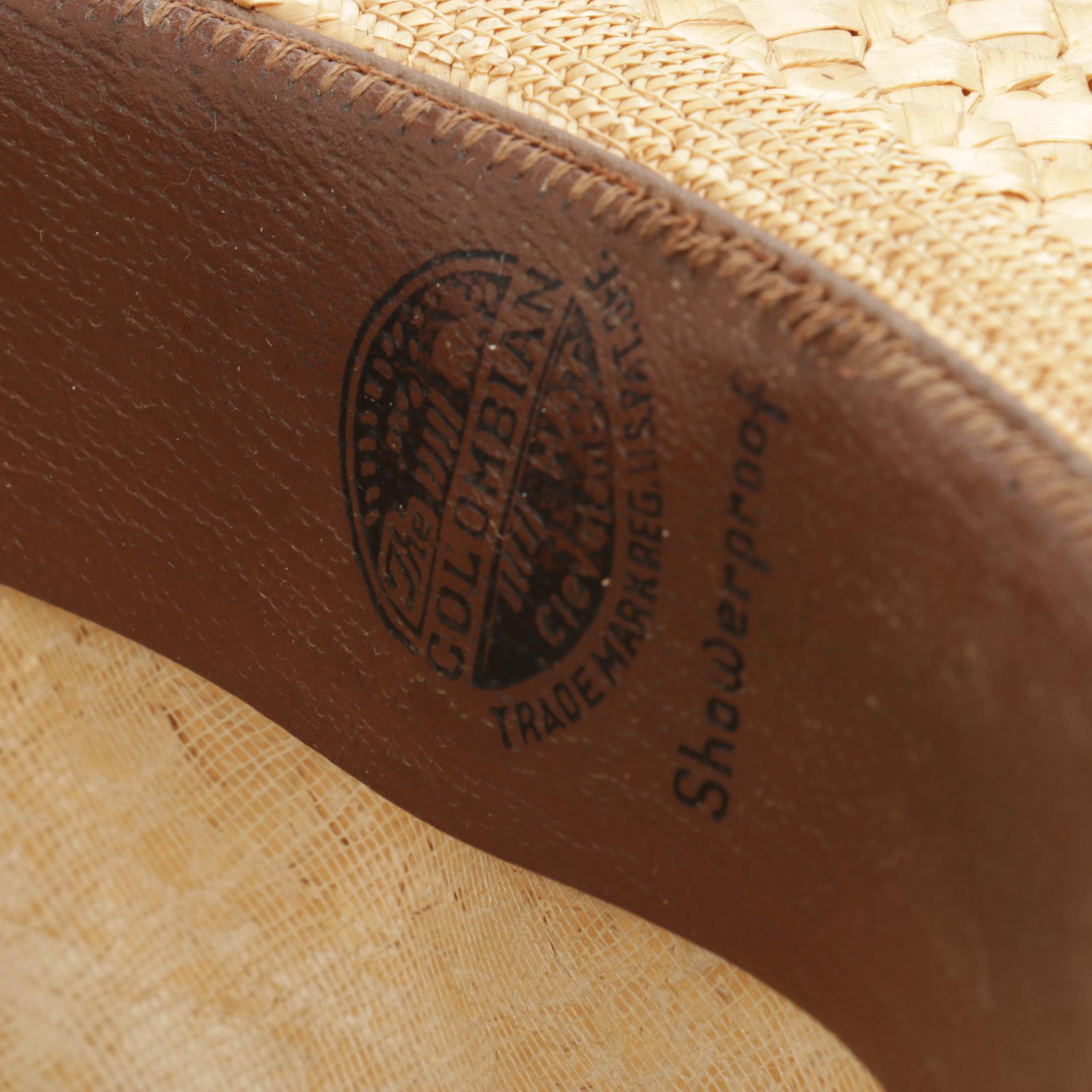 Men's Lincoln, Begg, and Colombia Woven Straw Boater Hats