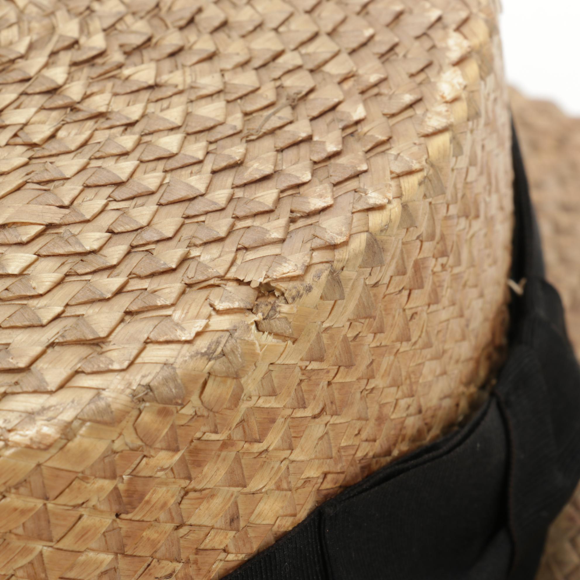 Men's Rossley, Korn, and The Columbian Woven Straw Boater Hats
