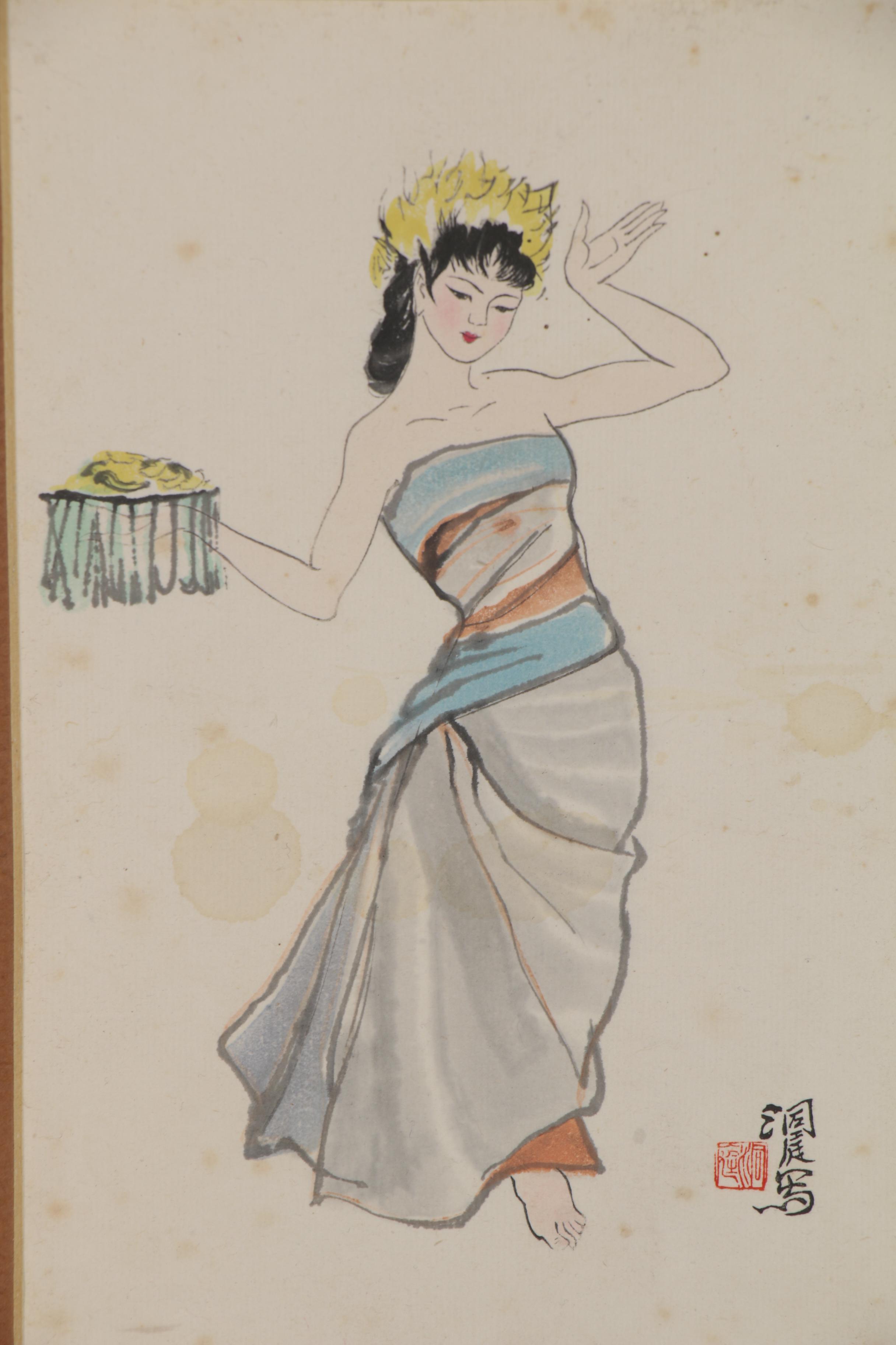 Japanese Shunga Woodblocks of Erotic Scenes and More