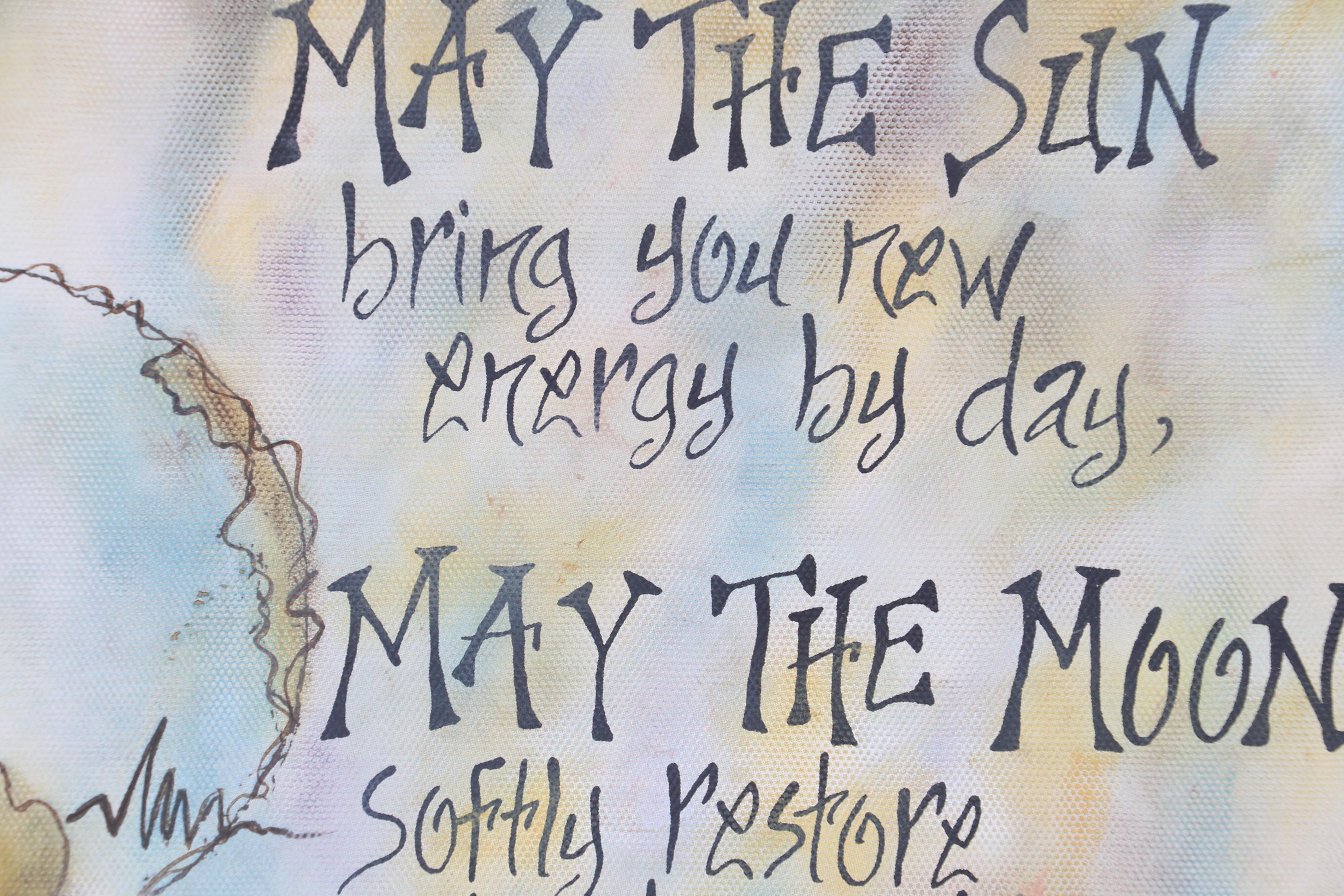 Rhonda Kullberg Acrylic Painting of Apache Blessing