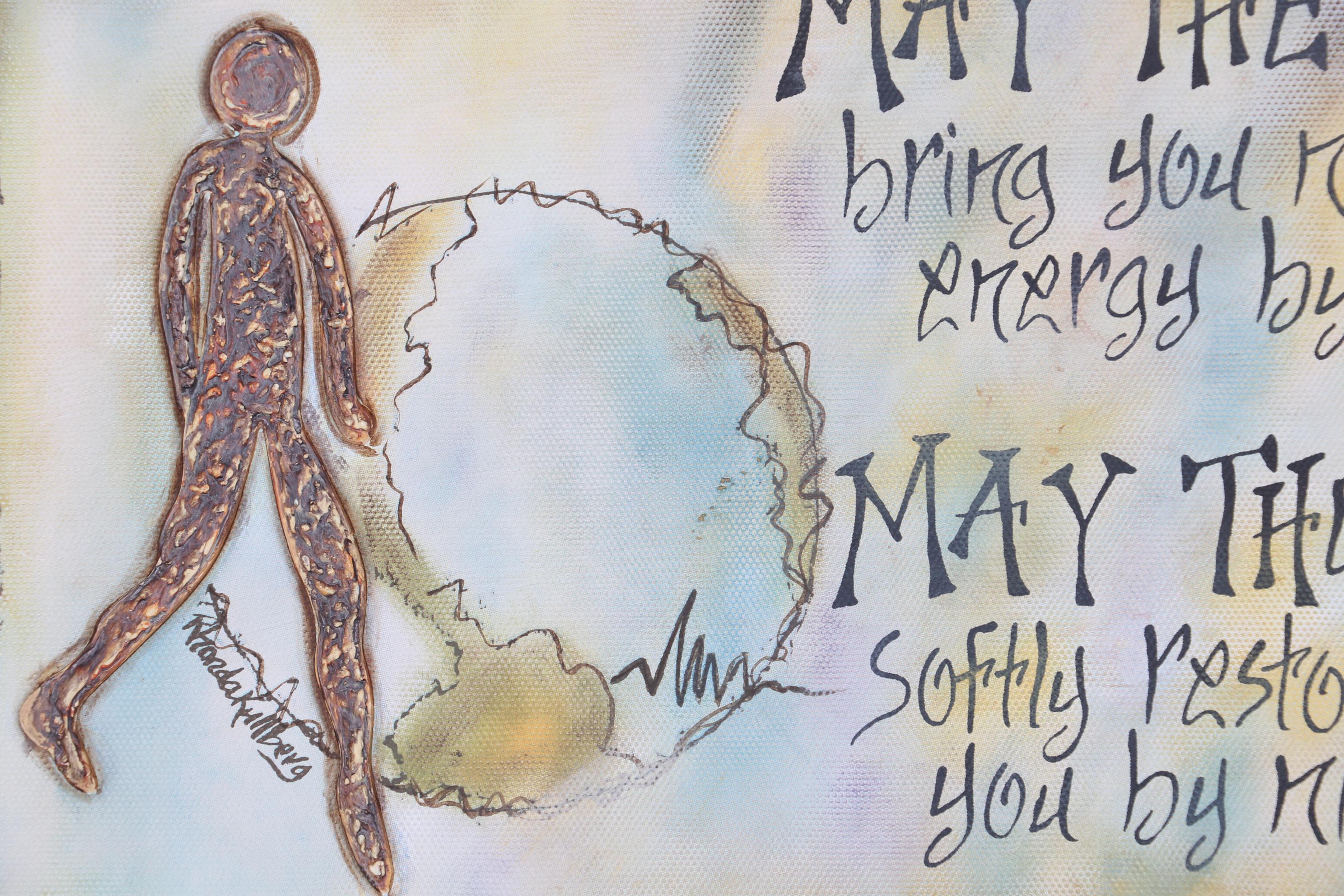 Rhonda Kullberg Acrylic Painting of Apache Blessing