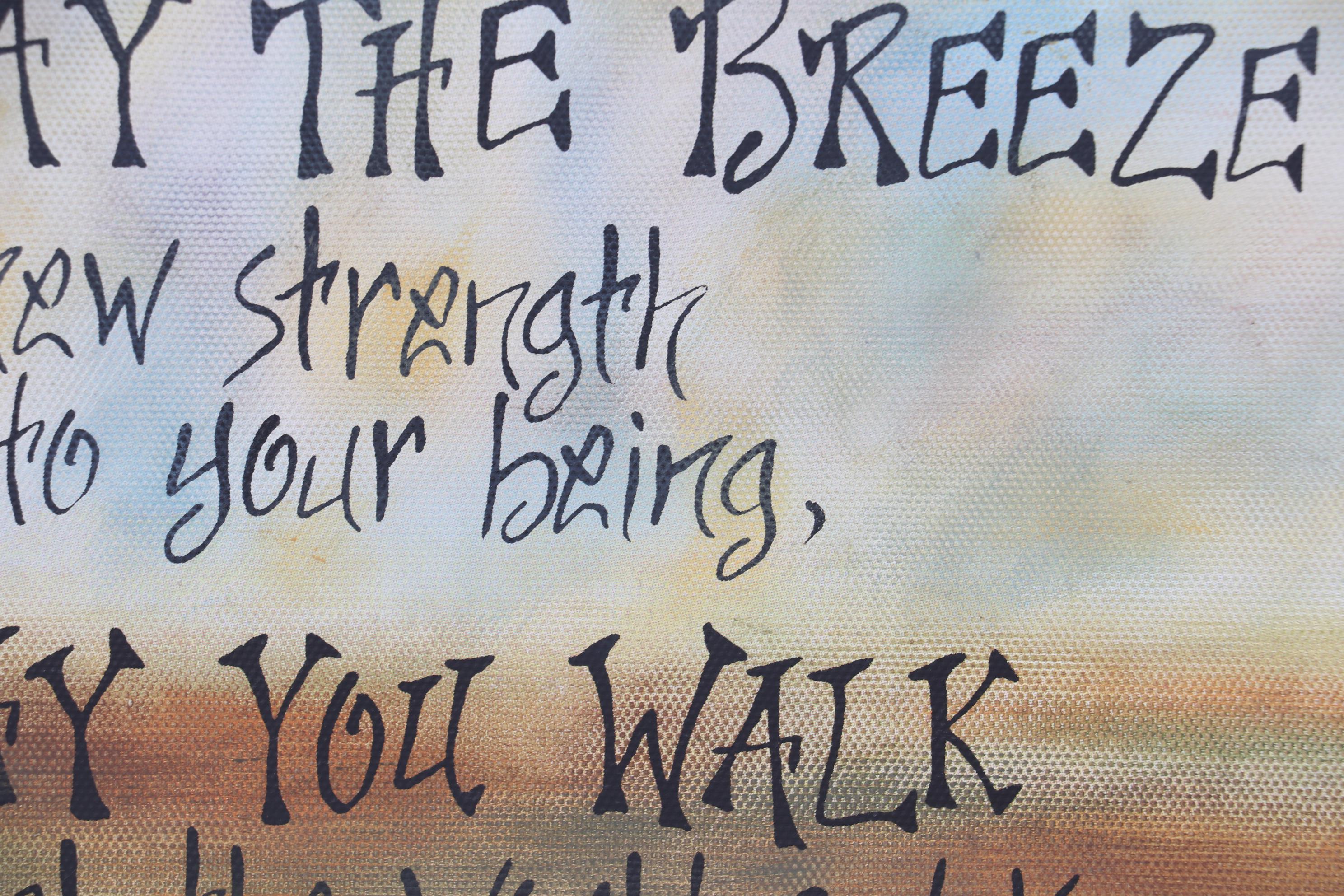 Rhonda Kullberg Acrylic Painting of Apache Blessing