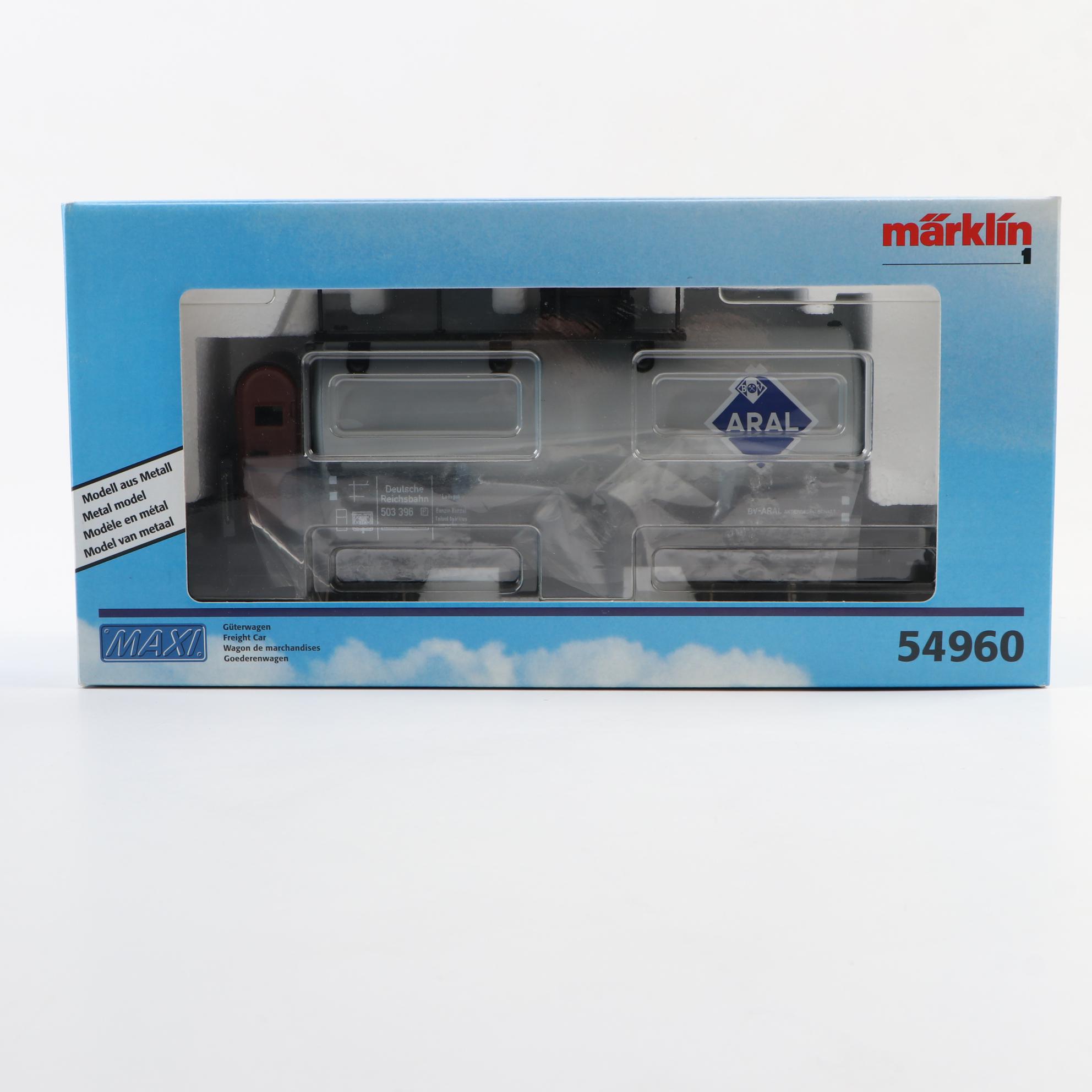 Märklín Aral Tank Car and #56 Passenger Car