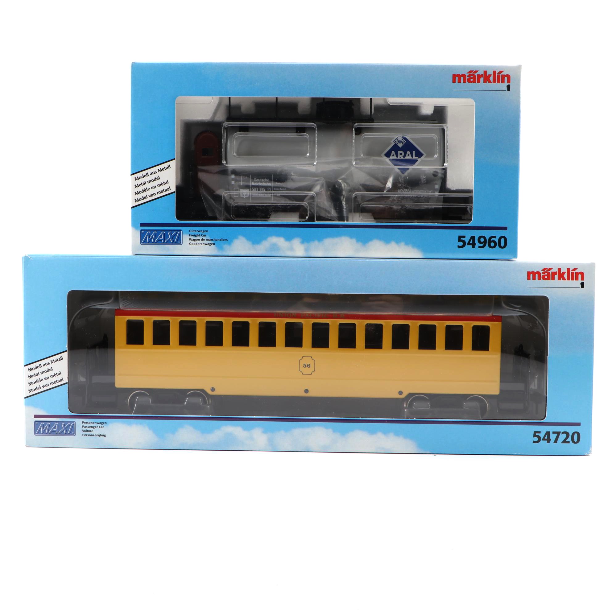 Märklín Aral Tank Car and #56 Passenger Car
